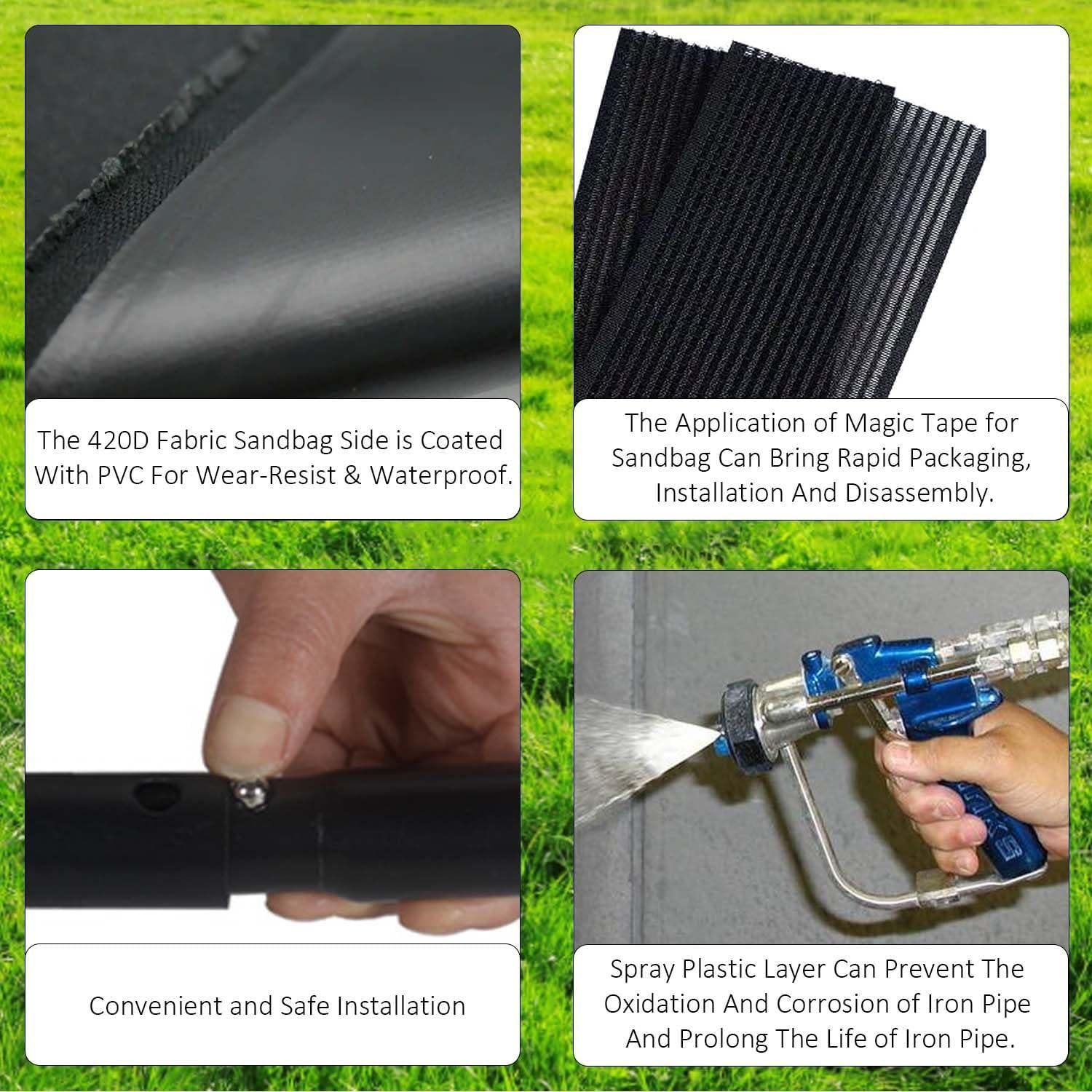 Red de Fútbol Gagalileo 6x6 pies (1.83x1.83m) con 3 Objetivos