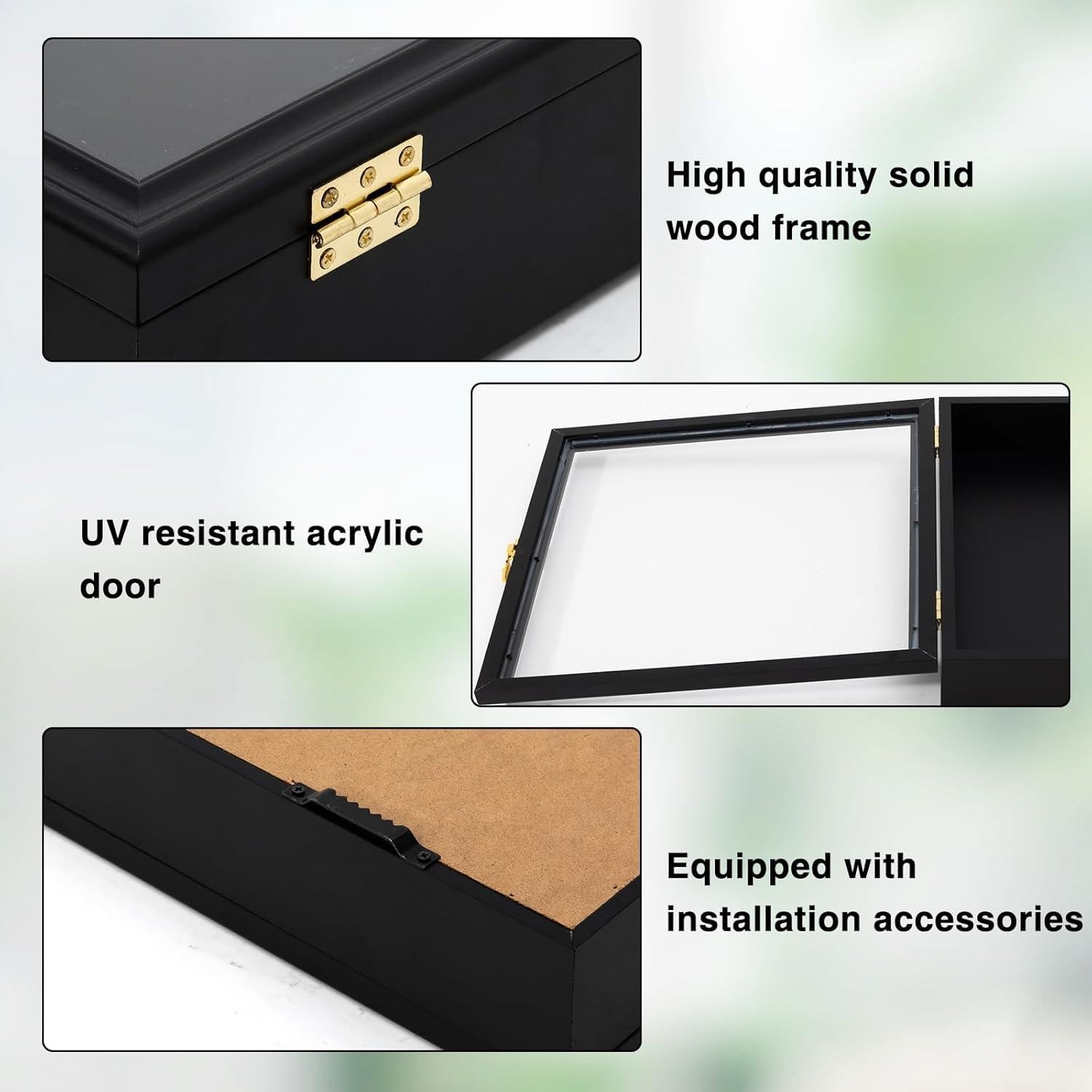 Exhibidor de Placa de Béisbol Colingmill JYI3873 con Protección UV