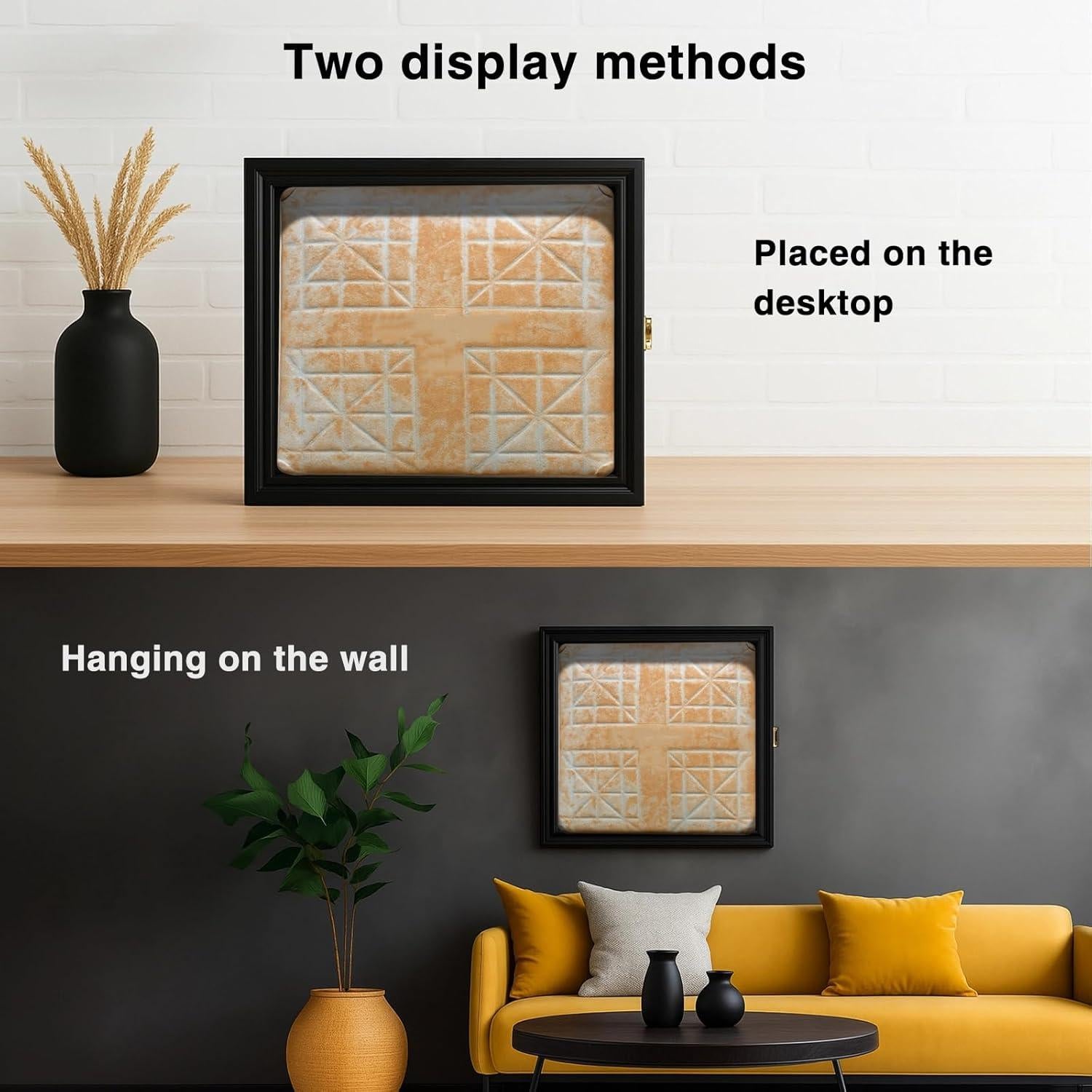 Exhibidor de Placa de Béisbol Colingmill JYI3873 con Protección UV