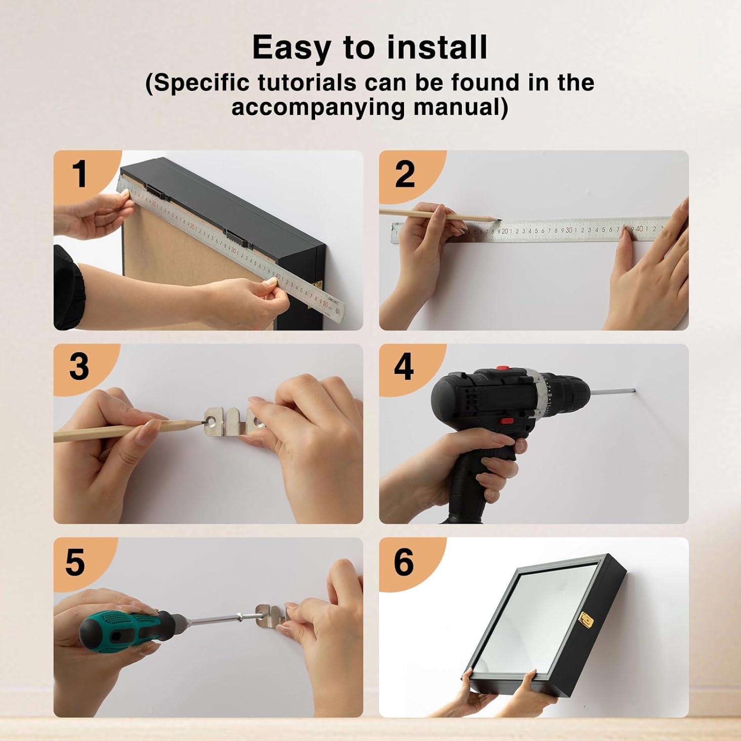 Exhibidor de Placa de Béisbol Colingmill JYI3873 con Protección UV