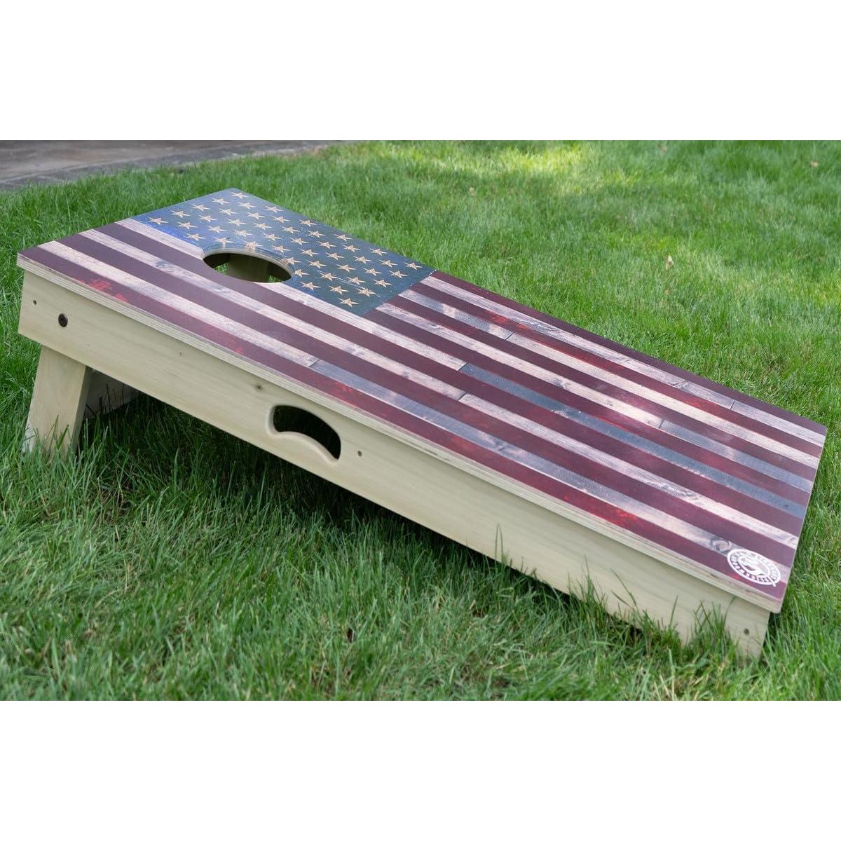 Tableros de Cornhole Slick Woody's 121.92x60.96cm Madera Gris