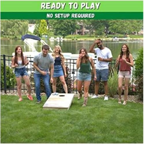 Tableros de Cornhole Slick Woody's 121.92x60.96cm Madera Gris