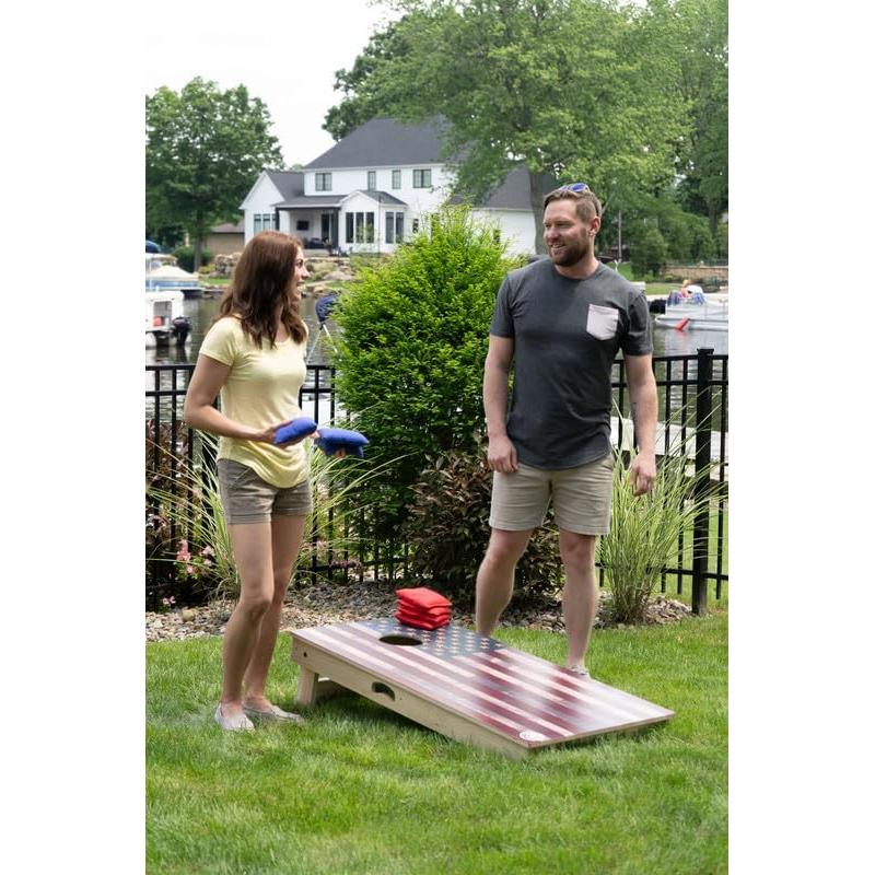 Tableros de Cornhole Slick Woody's 121.92x60.96cm Madera Gris