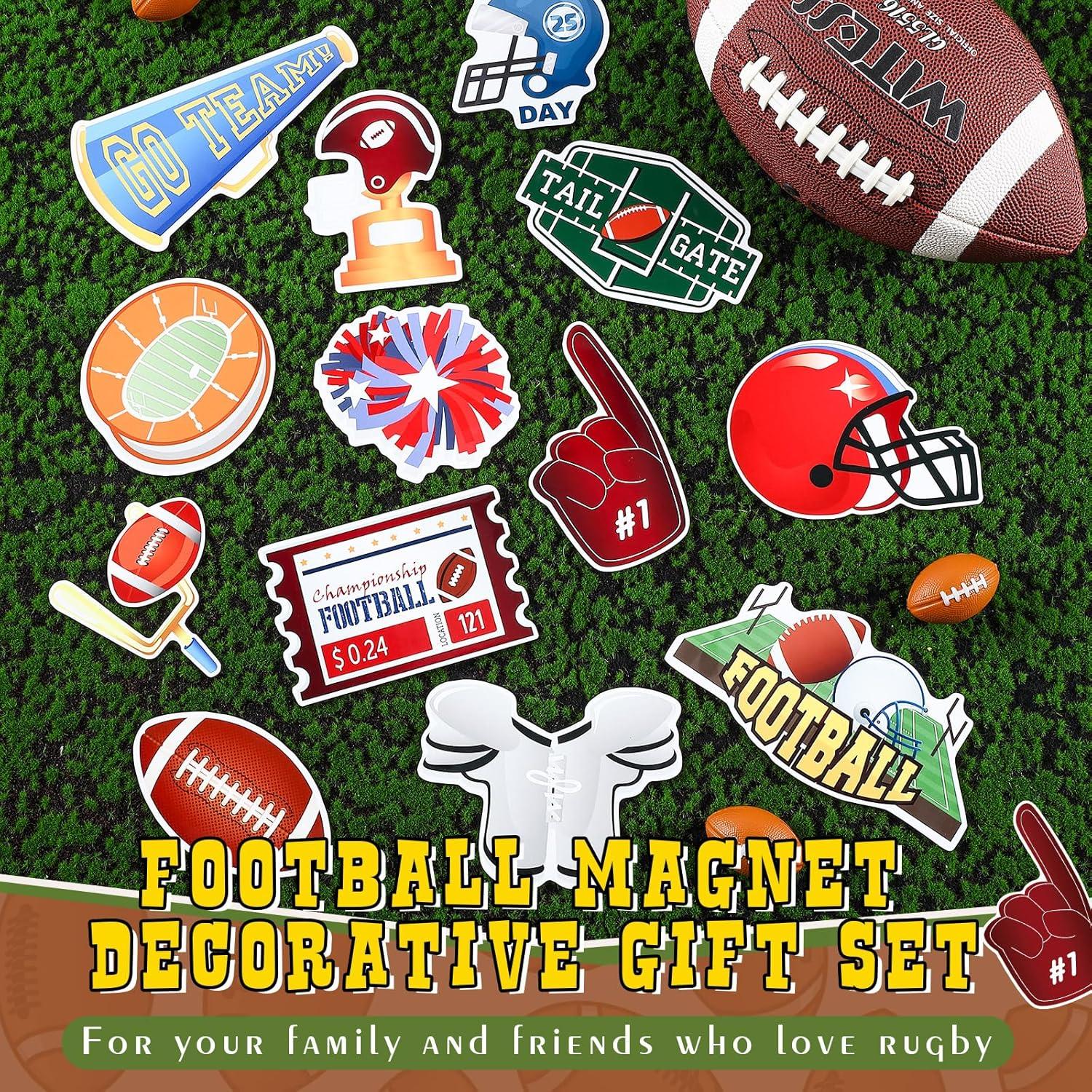 Imanes Decorativos de Fútbol Sumind - 16 Piezas Coloridas