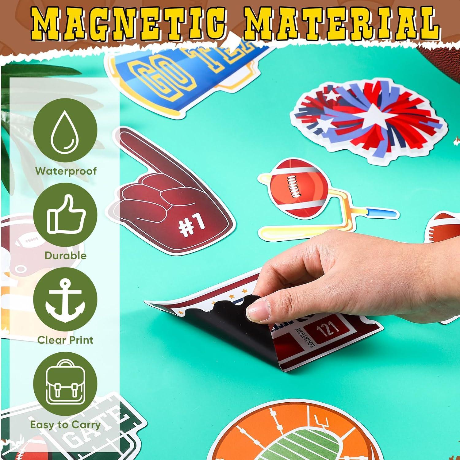 Imanes Decorativos de Fútbol Sumind - 16 Piezas Coloridas