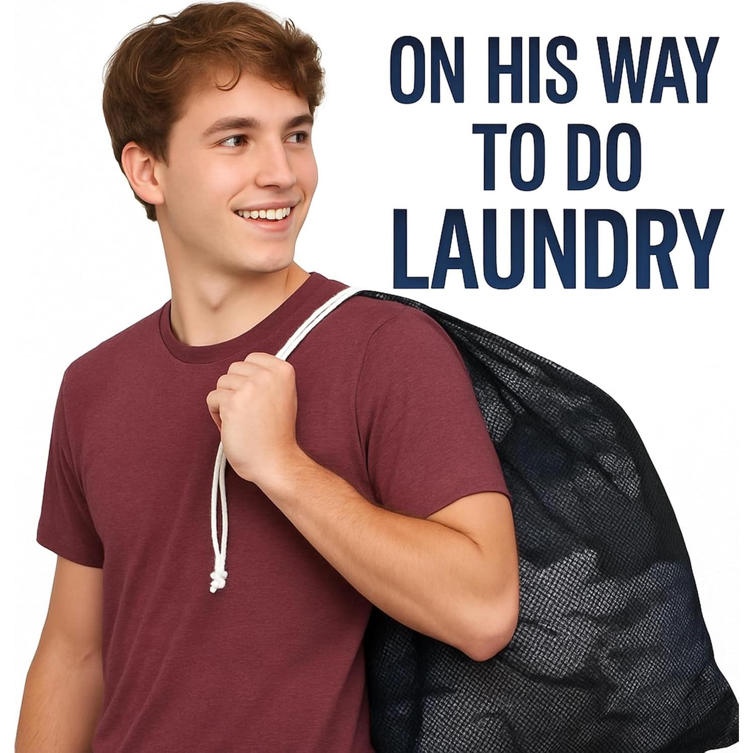 Bolsa de Lavandería Jumbo 101.6x76.2 cm Dependable Nylon Multiusos