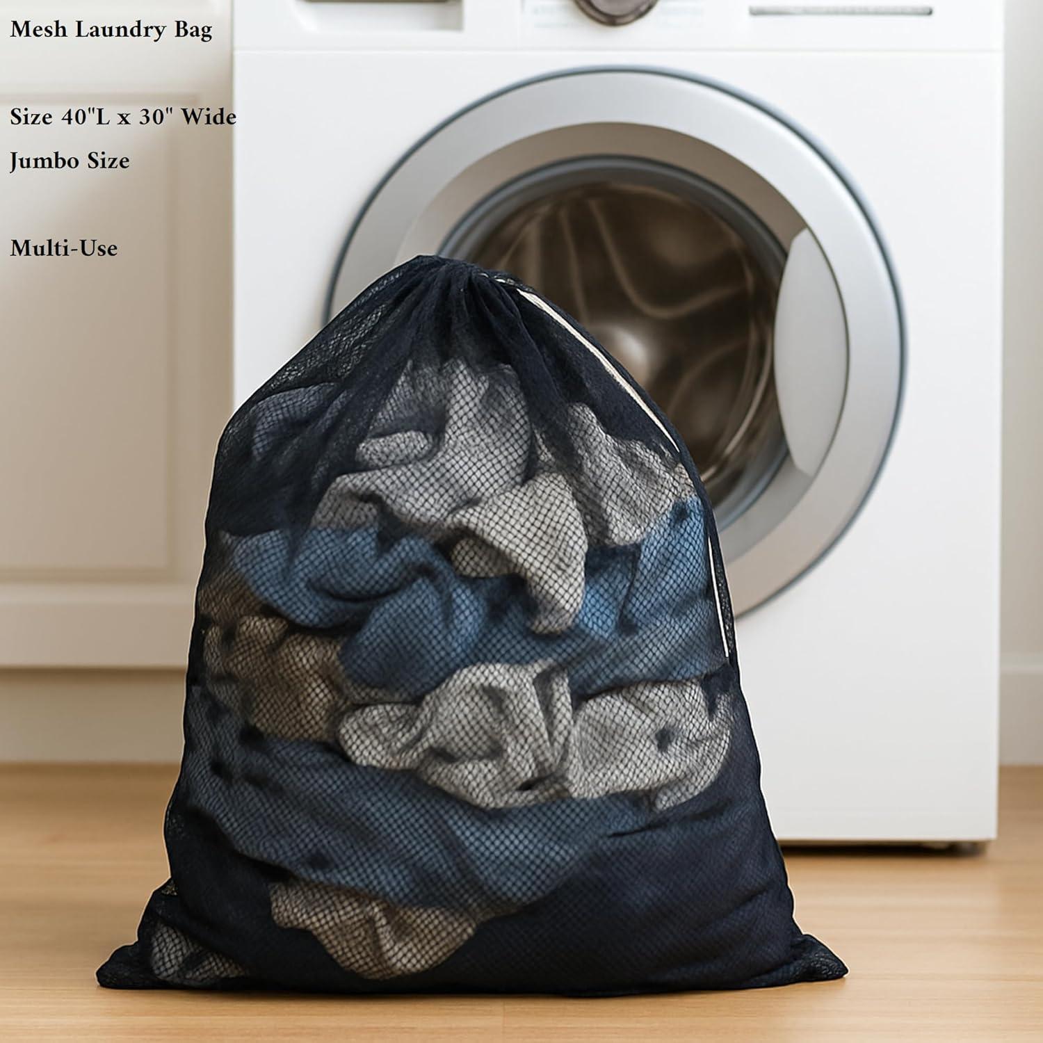 Bolsa de Lavandería Jumbo 101.6x76.2 cm Dependable Nylon Multiusos