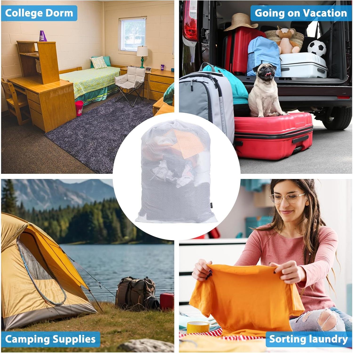 Bolsa de Lavandería de Malla STANKER XL 61x91 cm Resistente