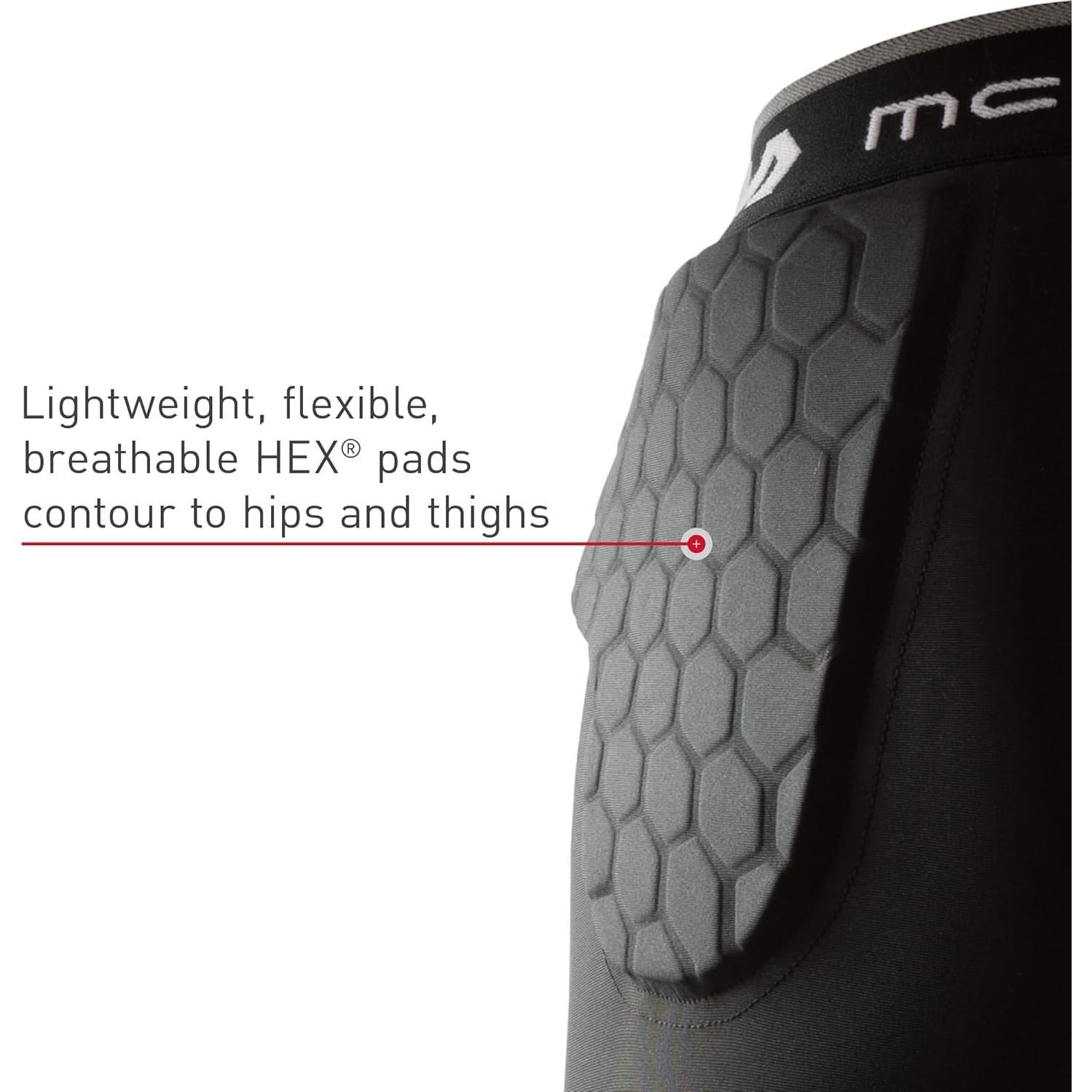 Pantalones Cortos de Compresión McDavid Hombre con Almohadillas HEX