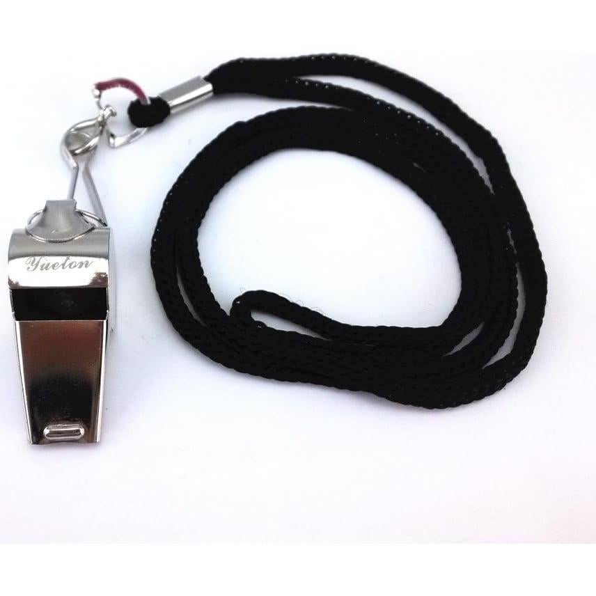 Silbatos de Emergencia Yueton de Acero Inoxidable - Paquete de 6