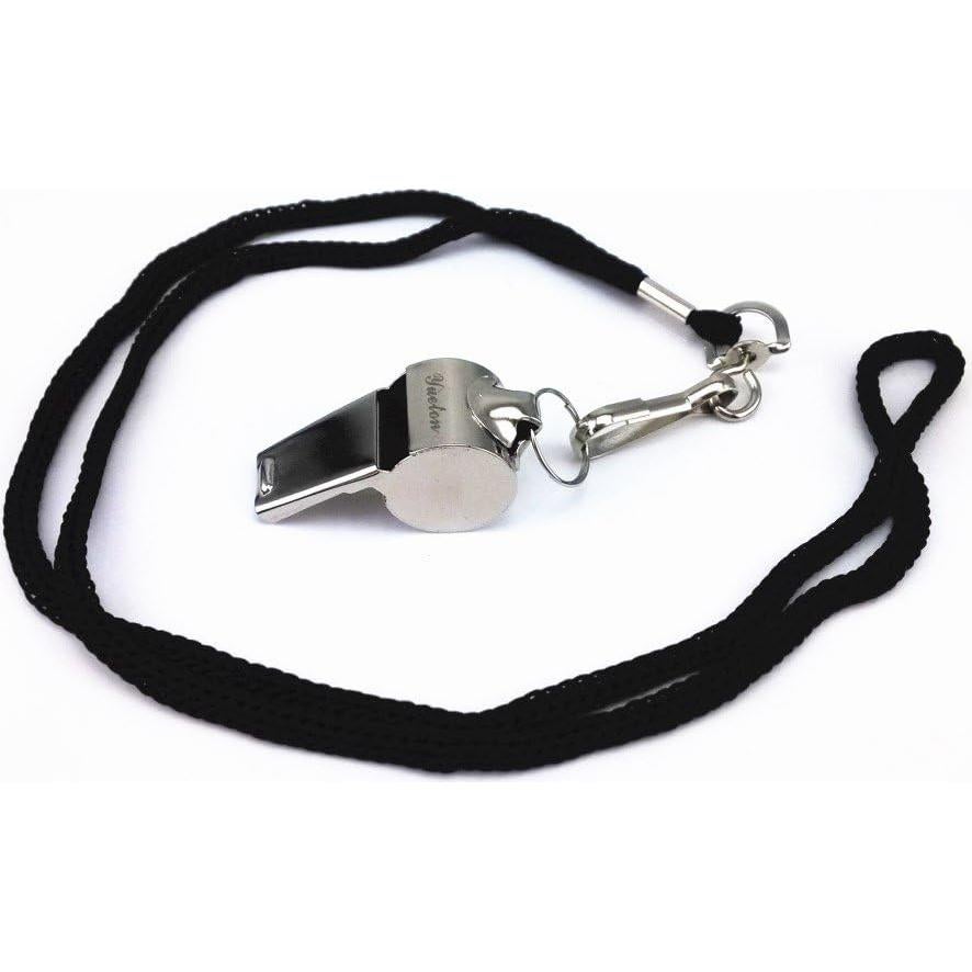 Silbatos de Emergencia Yueton de Acero Inoxidable - Paquete de 6