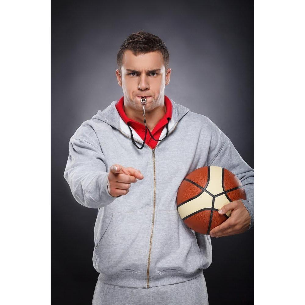 Silbatos de Emergencia Yueton de Acero Inoxidable - Paquete de 6