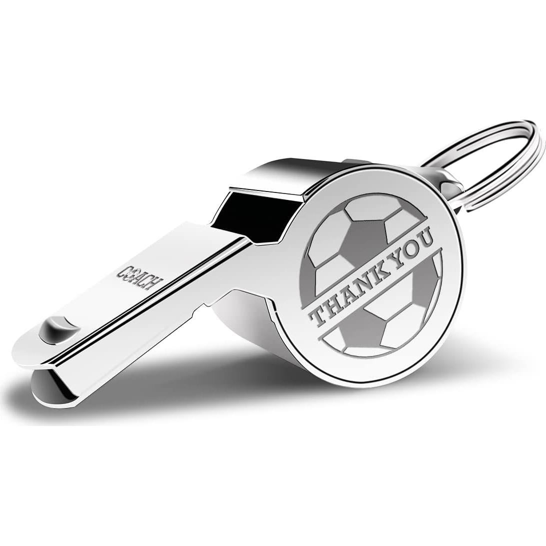 Silbato Deportivo fkovcdy de Acero Inoxidable con Cordón