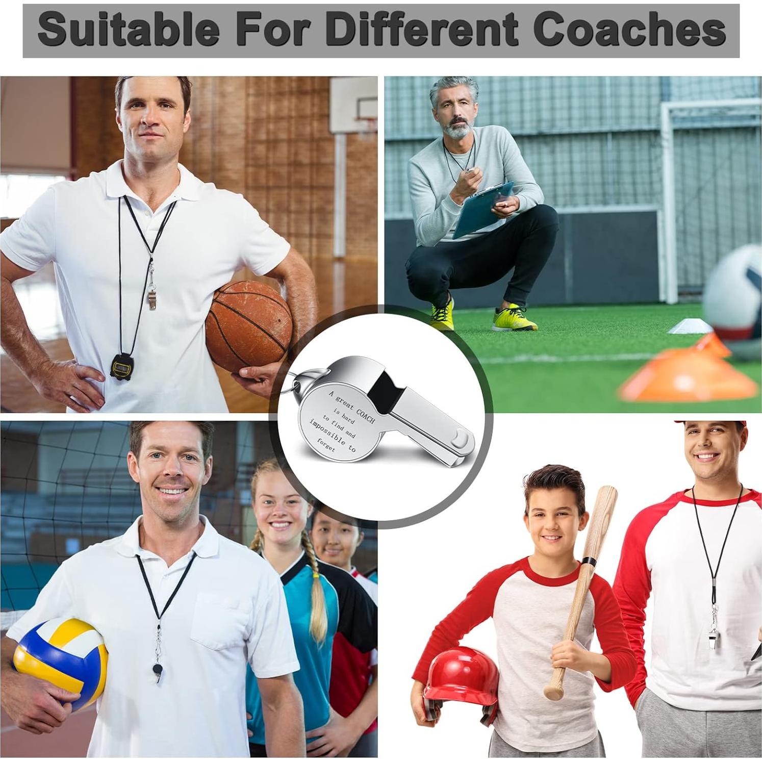 Silbato de Entrenador Otuuz con Cordón y Llavero Regalo