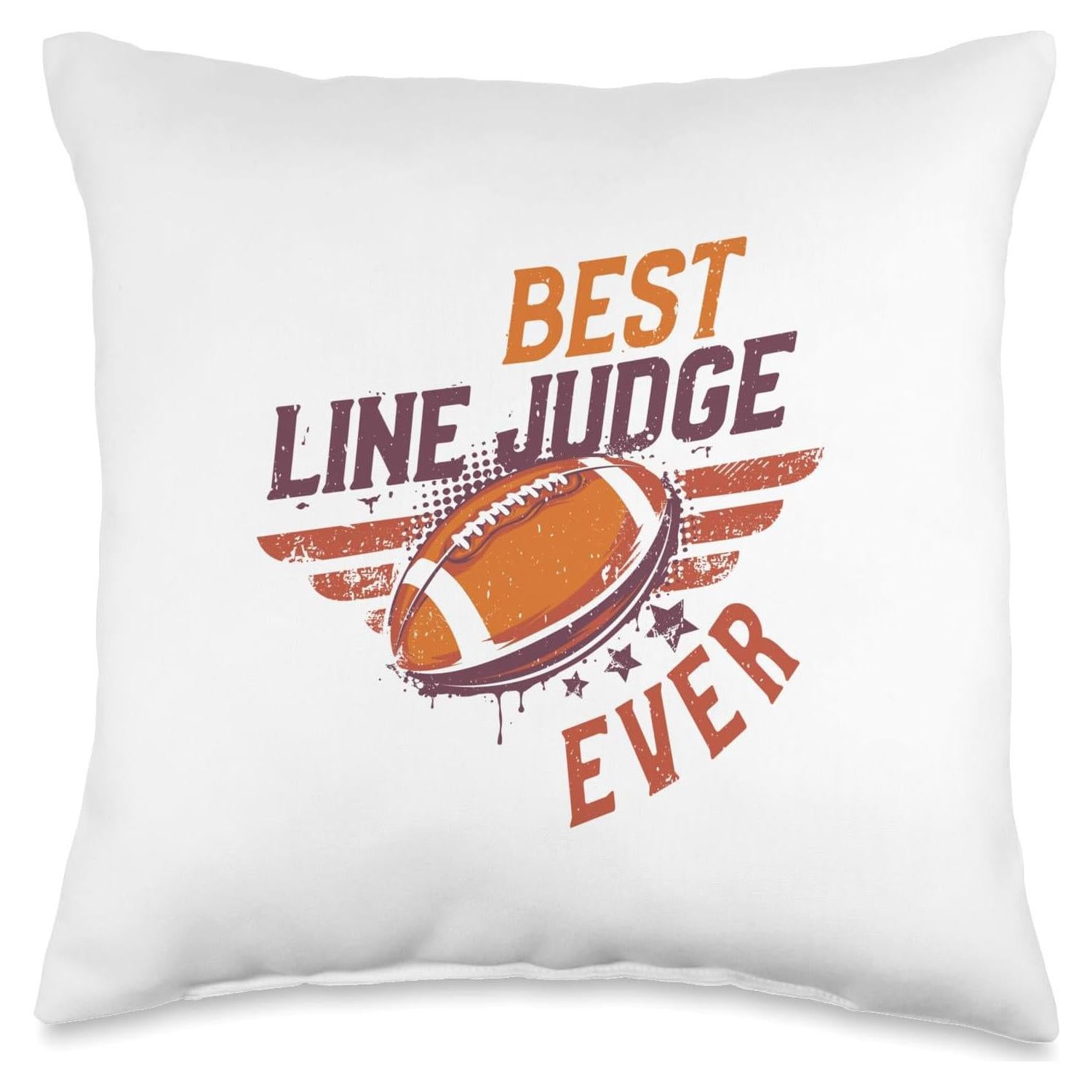 Almohada Juez de Línea de Fútbol Americano 16x16 - Humor Oficial