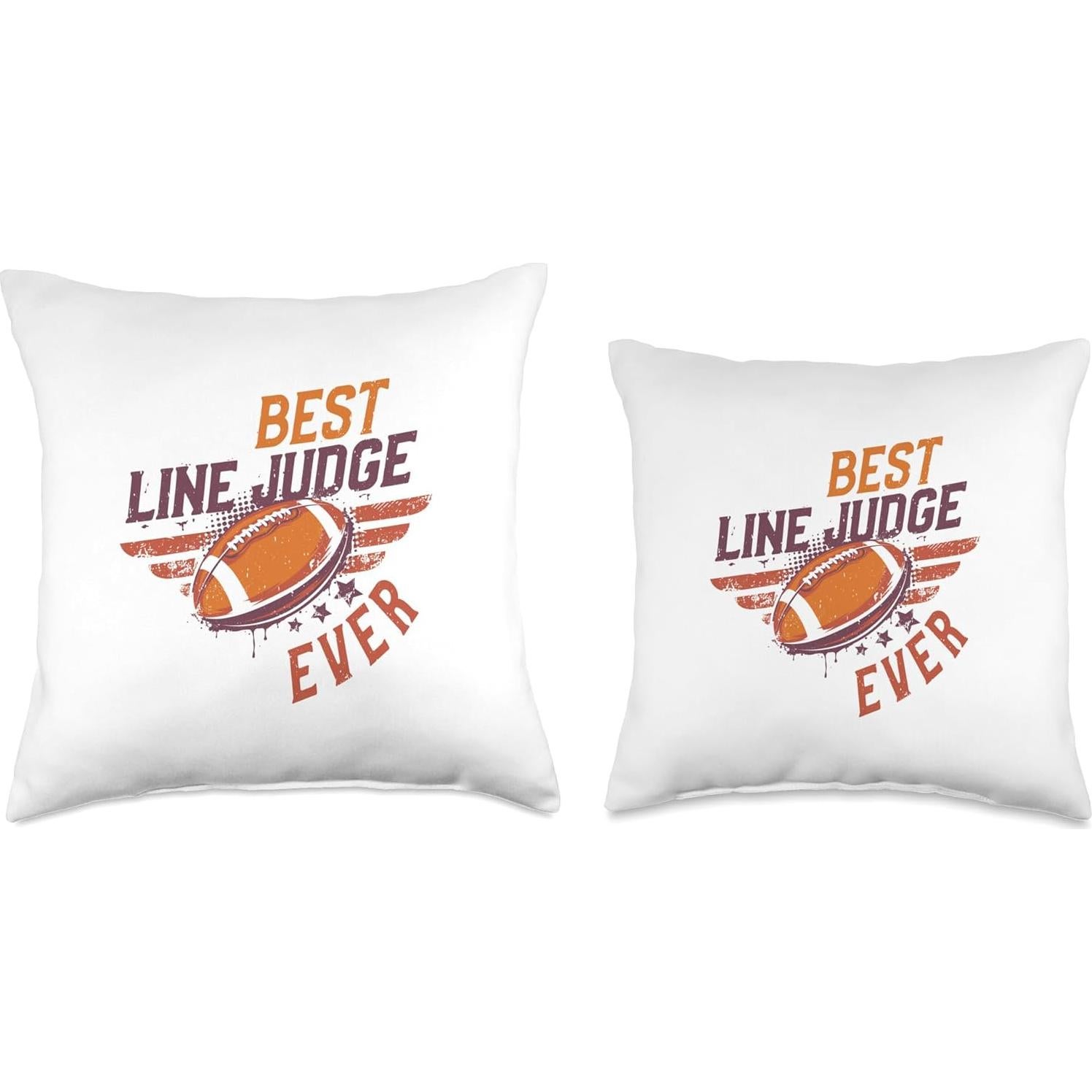 Almohada Juez de Línea de Fútbol Americano 16x16 - Humor Oficial