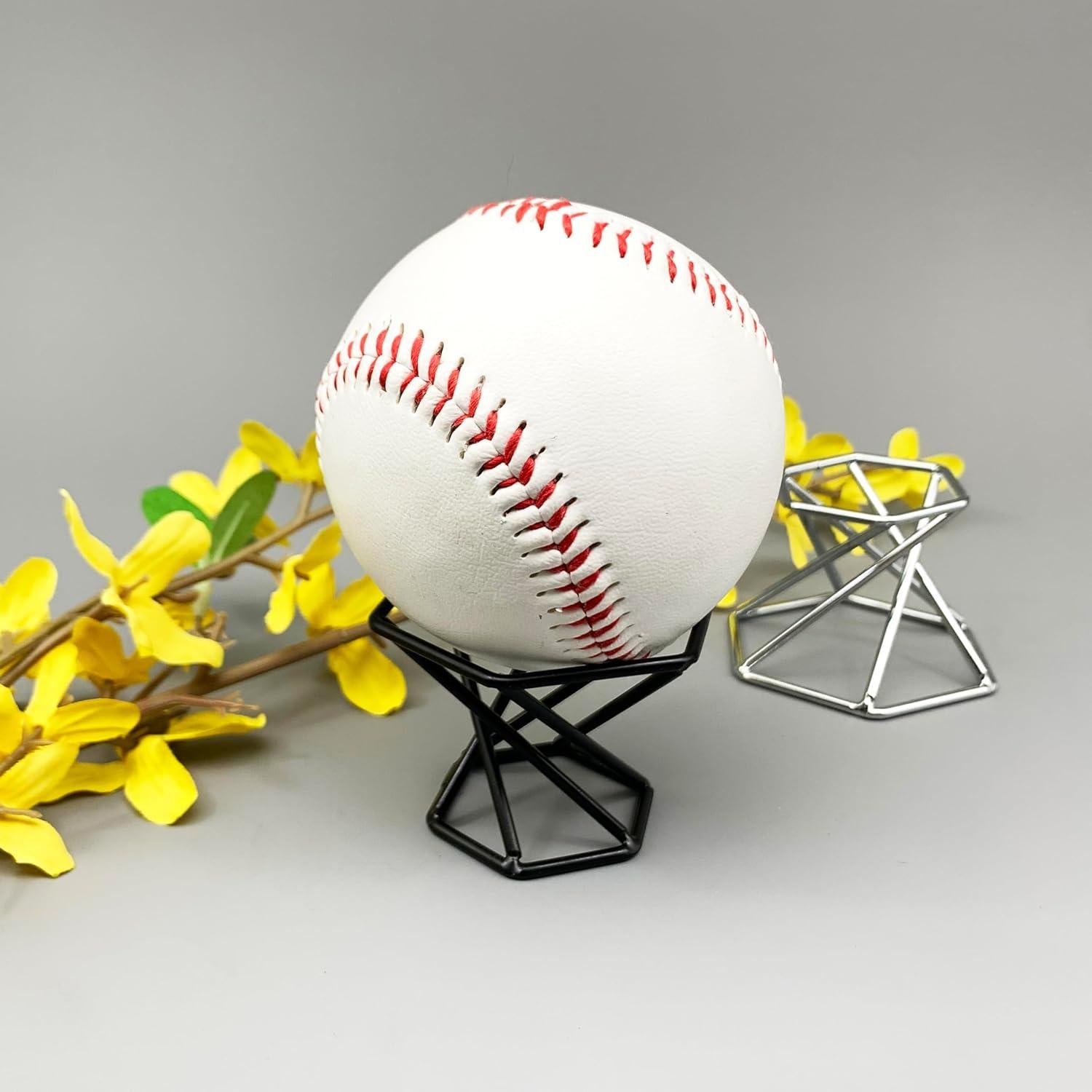 Soporte de Pelotas de Metal LamChyar Hexagonal Negro