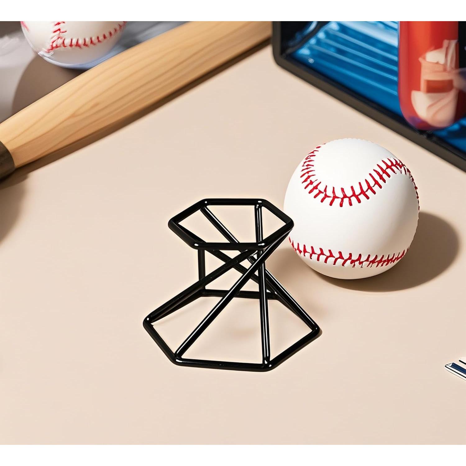 Soporte de Pelotas de Metal LamChyar Hexagonal Negro
