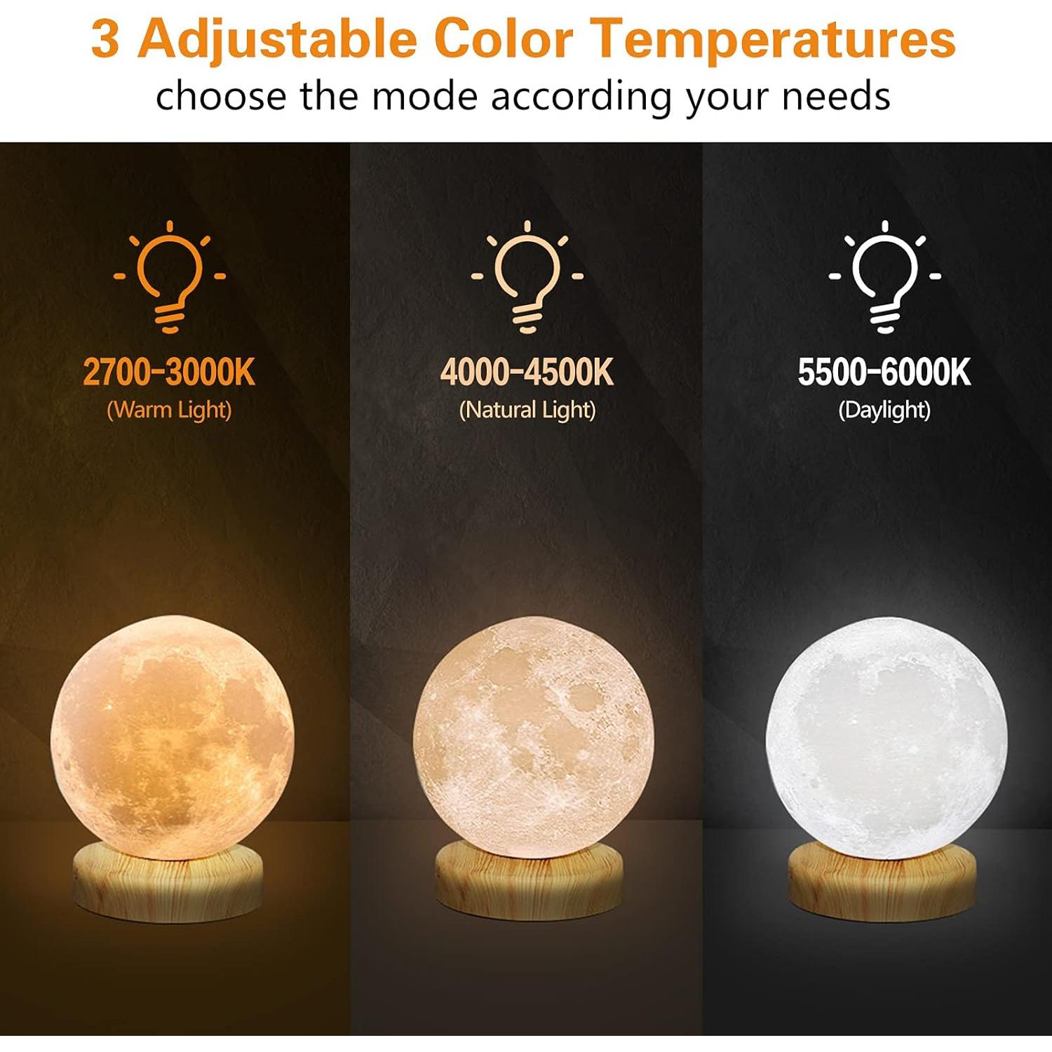 Lámpara de Terapia de Luz Rsccleaner Voraiya Moon 10000 Lux