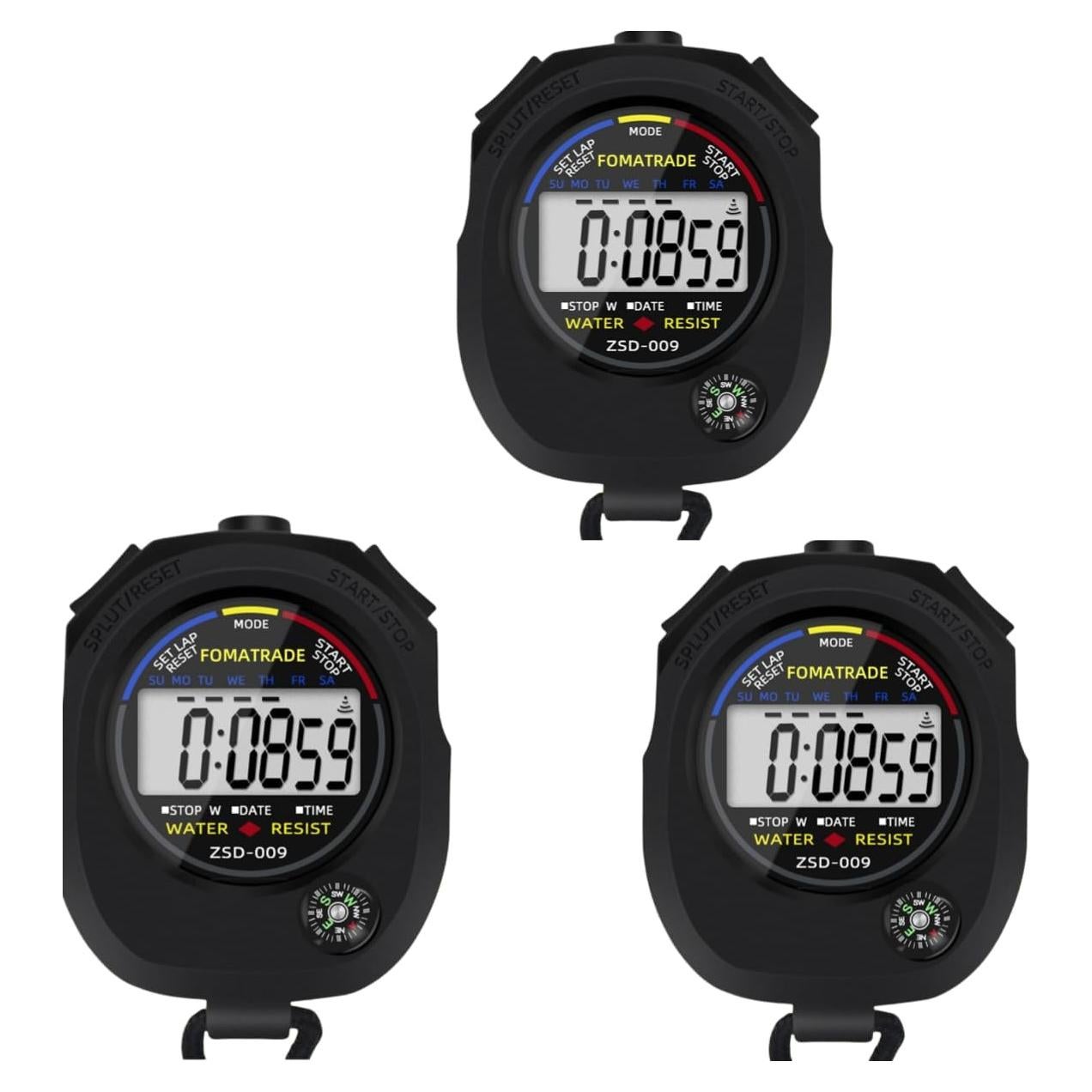 Cronómetro Digital Impermeable Fomatrade con Pantalla Grande