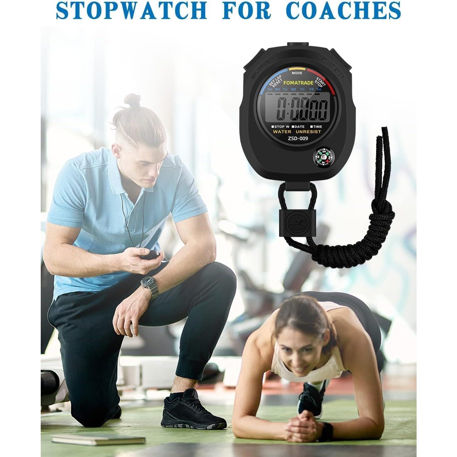 Cronómetro Digital Impermeable Fomatrade con Pantalla Grande