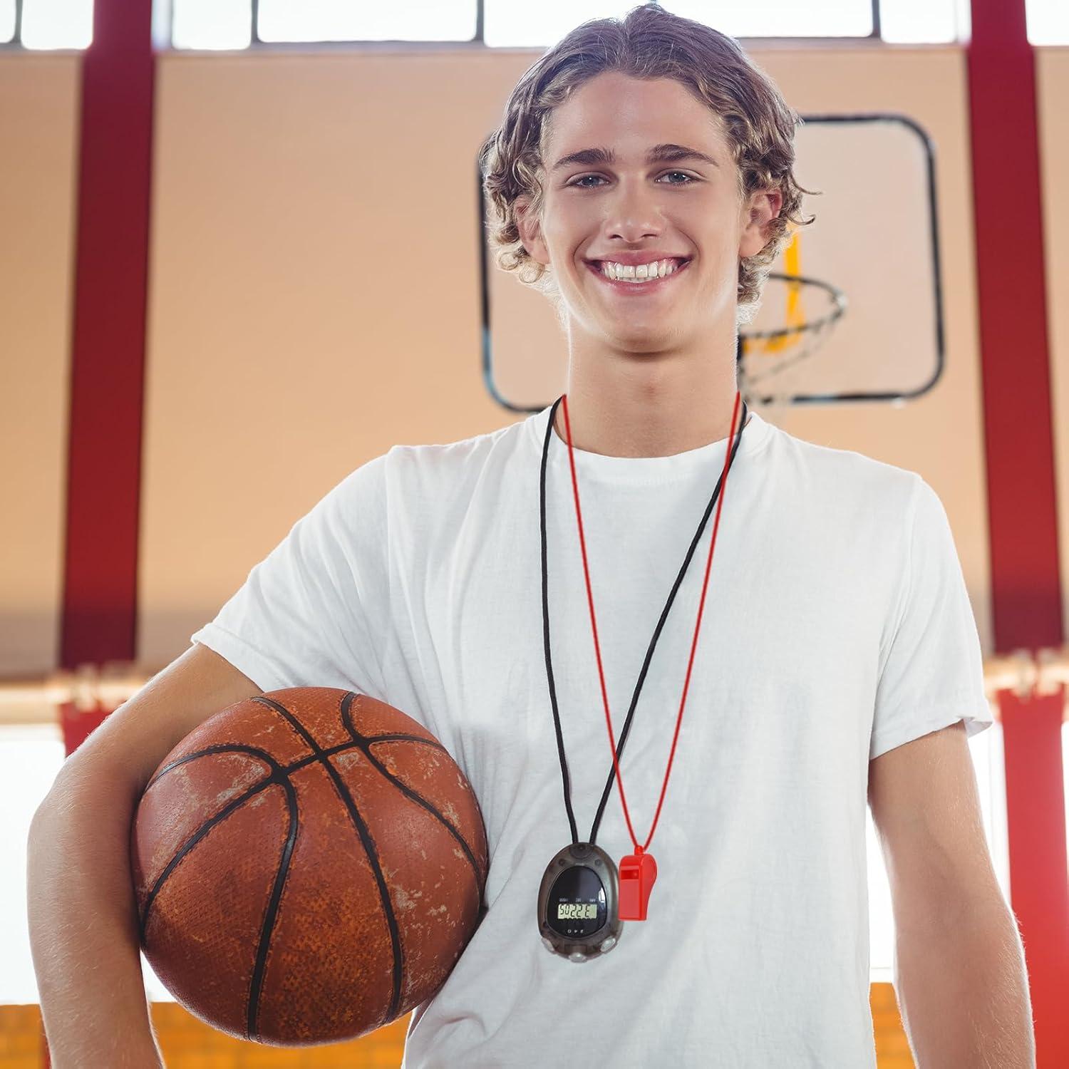 5 Silbatos de Emergencia Ruidosos Zuazaor PW-5P con Cuerda