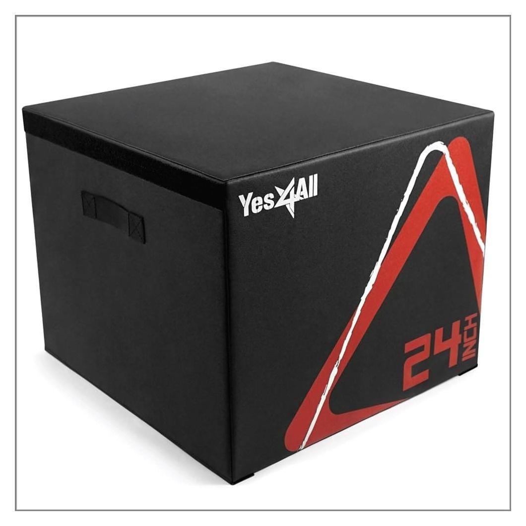 Caja Plyo Ajustable Yes4All 60.96 cm para Ejercicios Pliométricos