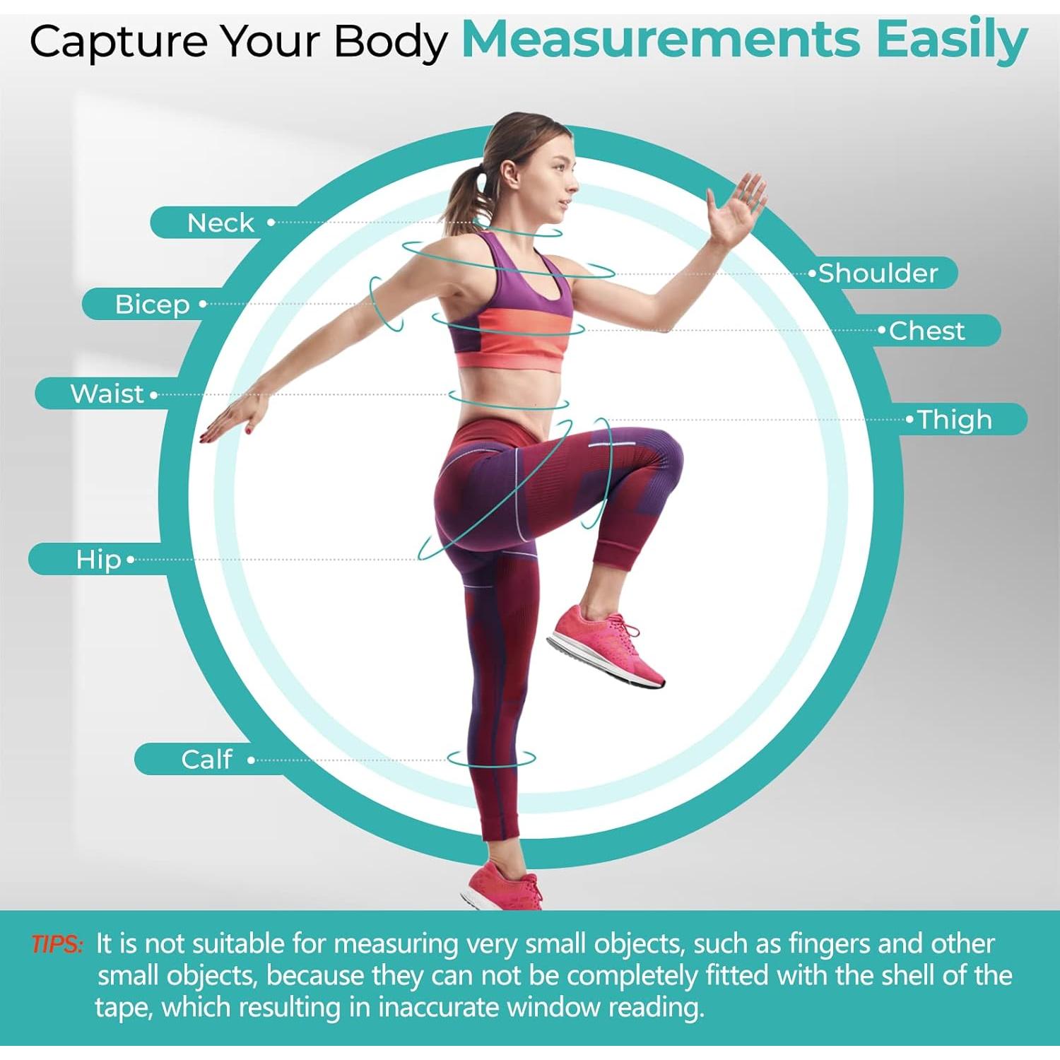 Cinta Métrica Corporal LYTOWN 150cm con Pin de Bloqueo - 3 PCS