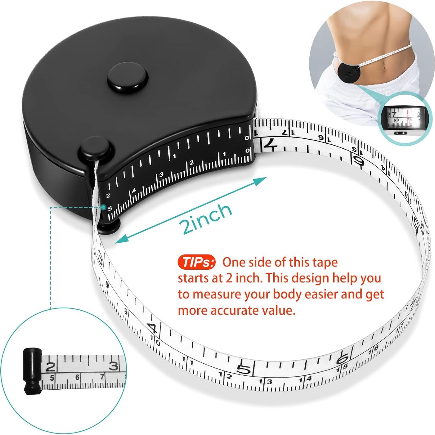 Cinta Métrica Corporal LYTOWN 150cm con Pin de Bloqueo - 3 PCS