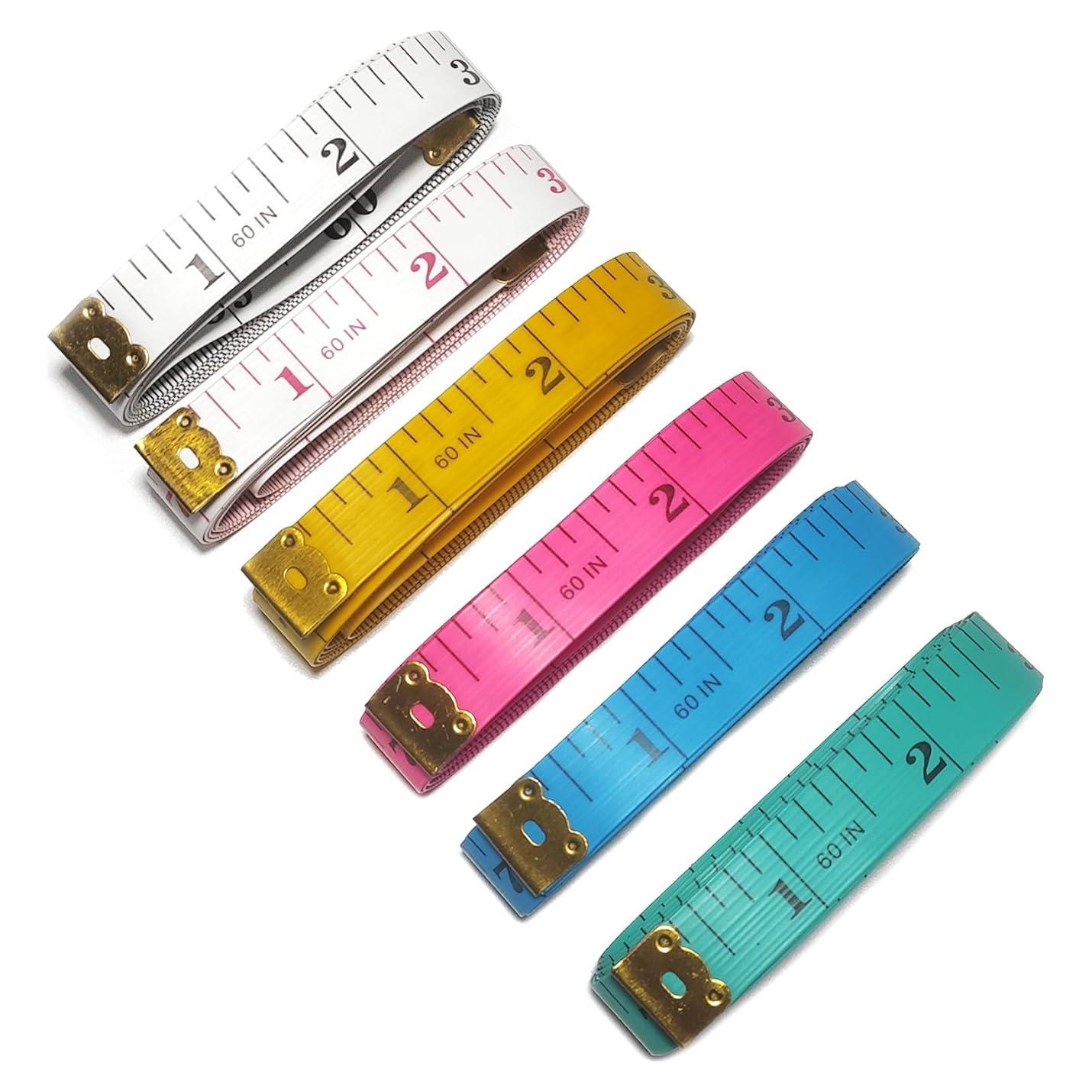 Paquete de 6 cintas métricas STAMI PLET 150 cm flexibles