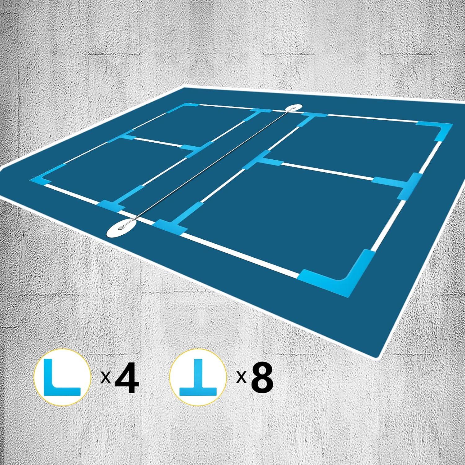 Kit de Marcadores de Líneas de Corte Eco Walker para Pickleball