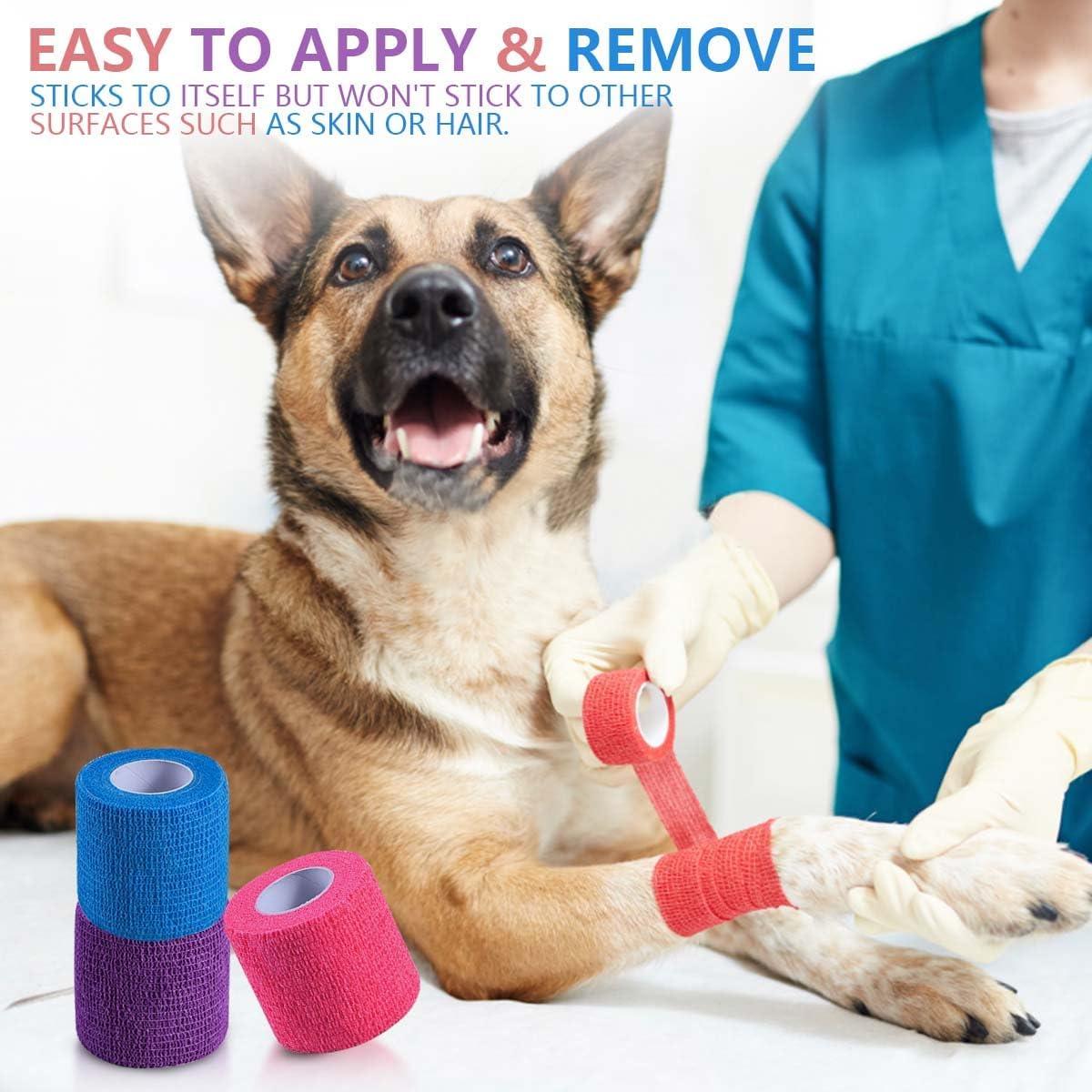 Paquete de 15 vendajes autoadhesivos KISEER 5m x 5cm coloridos