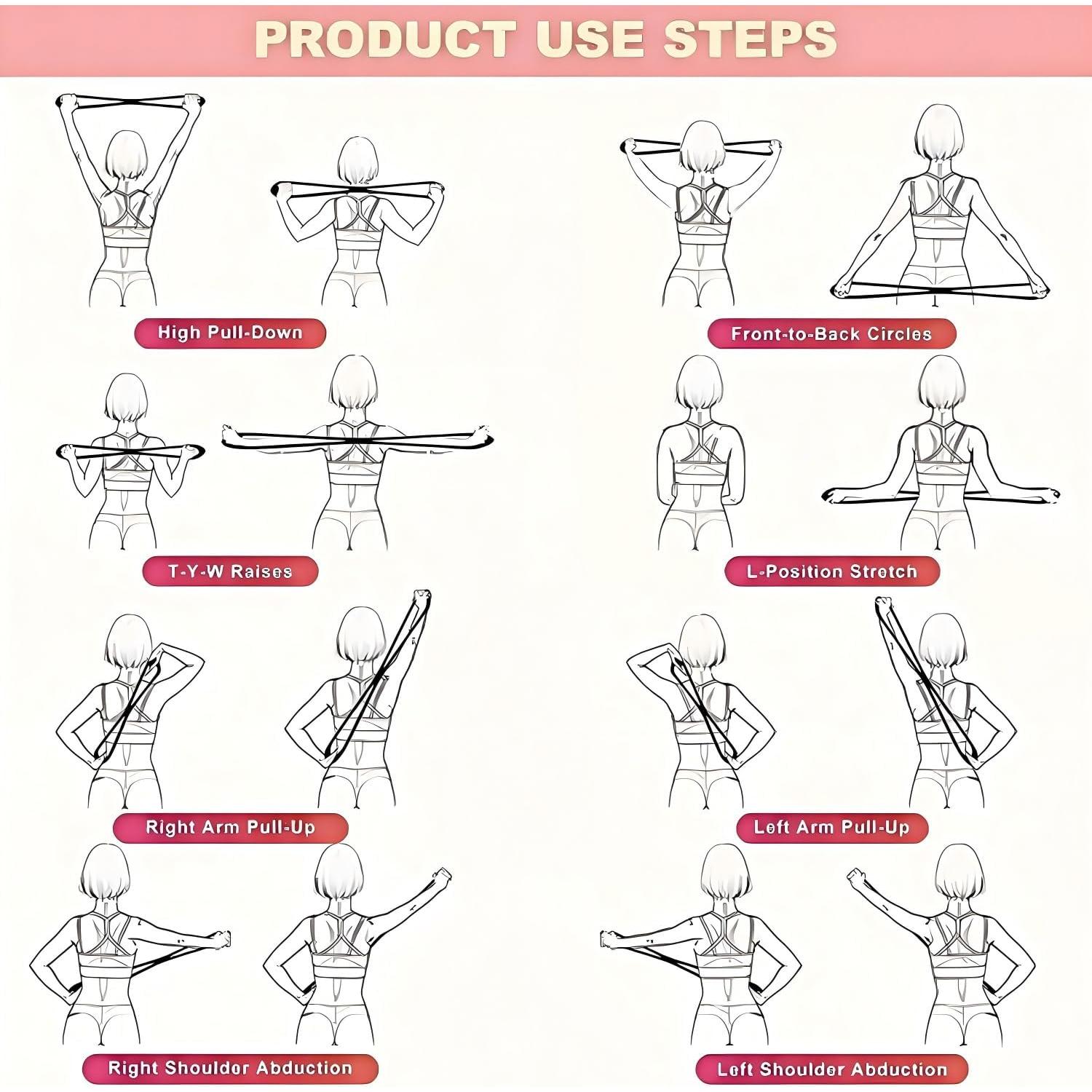 Bandas de Resistencia en Forma de 8 Treayes 15LB para Ejercicio