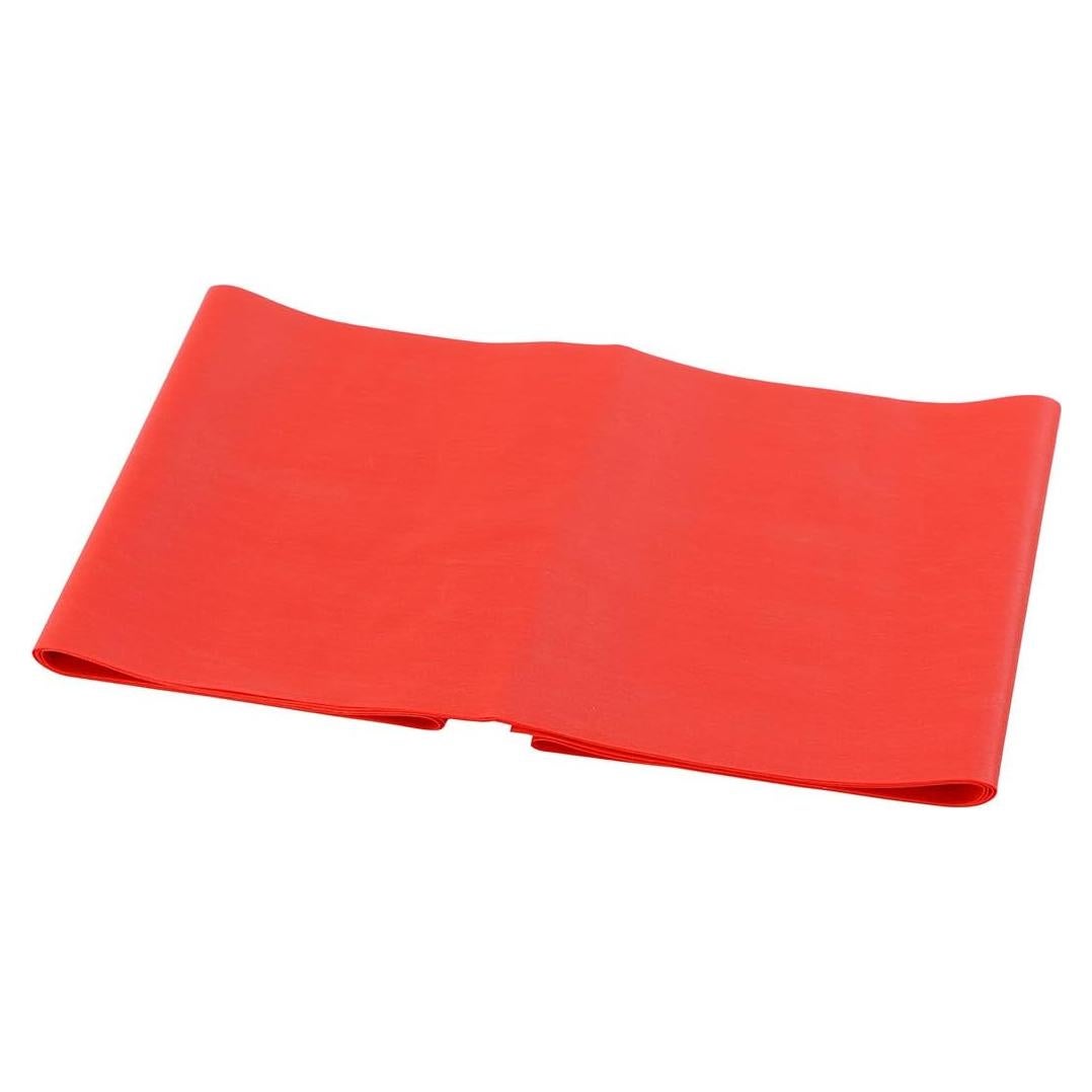 Banda de Ejercicio CanDo Sin Láttex 1.52m Roja Resistencia Pesada