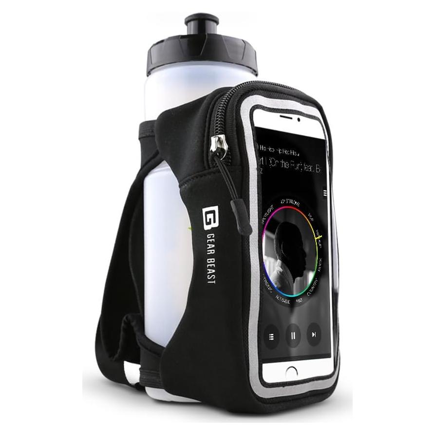 Botella de Agua Gear Beast 0.68 L con Soporte para Teléfono