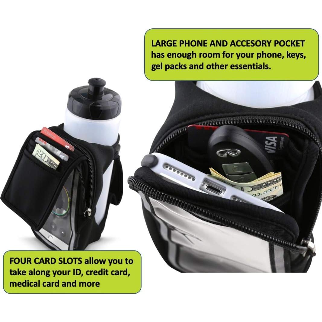 Botella de Agua Gear Beast 0.68 L con Soporte para Teléfono