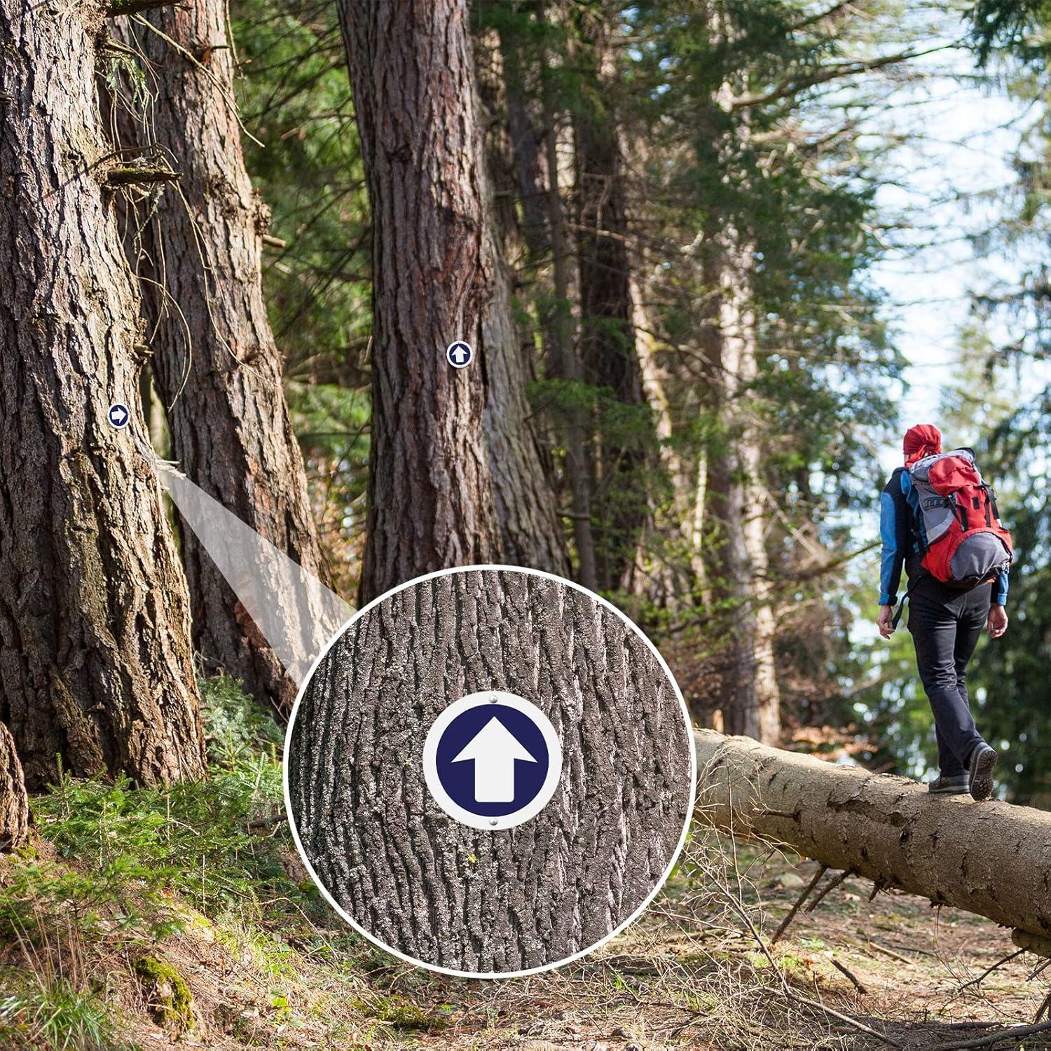 Marcadores de Sendero Reflectantes Amylove 24 Piezas 7.6 cm