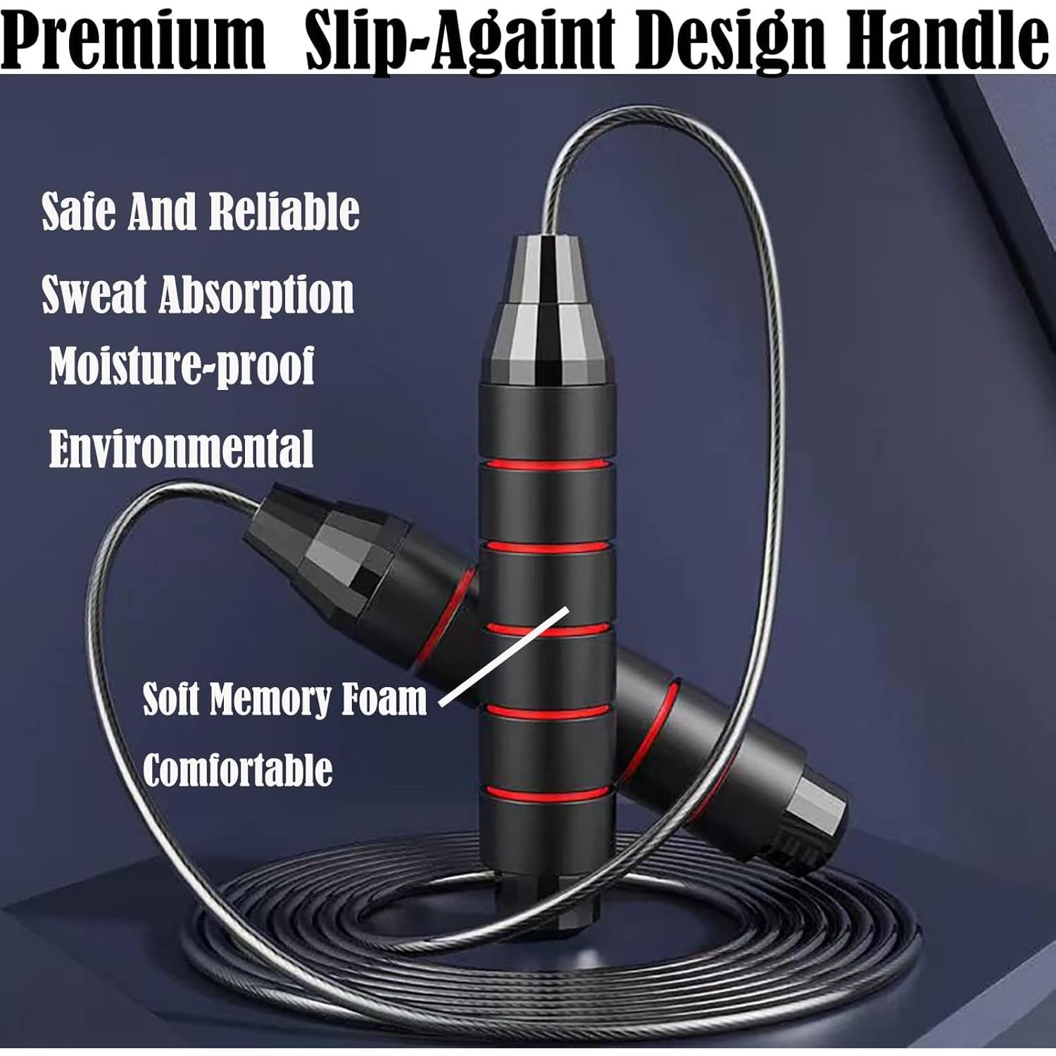 Cuerda de Salto Ajustable BOZKOA con Peso para Fitness