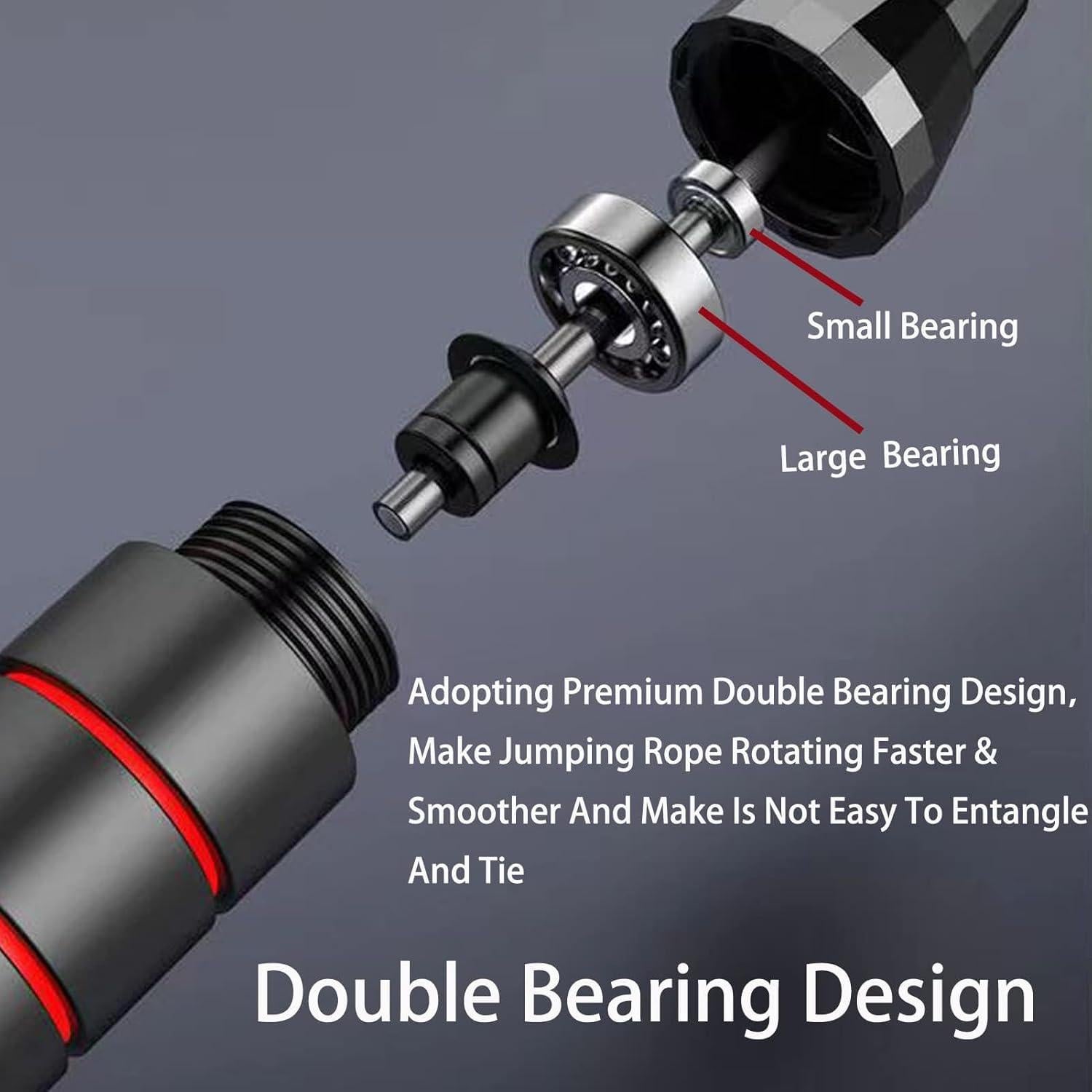 Cuerda de Salto Ajustable BOZKOA con Peso para Fitness