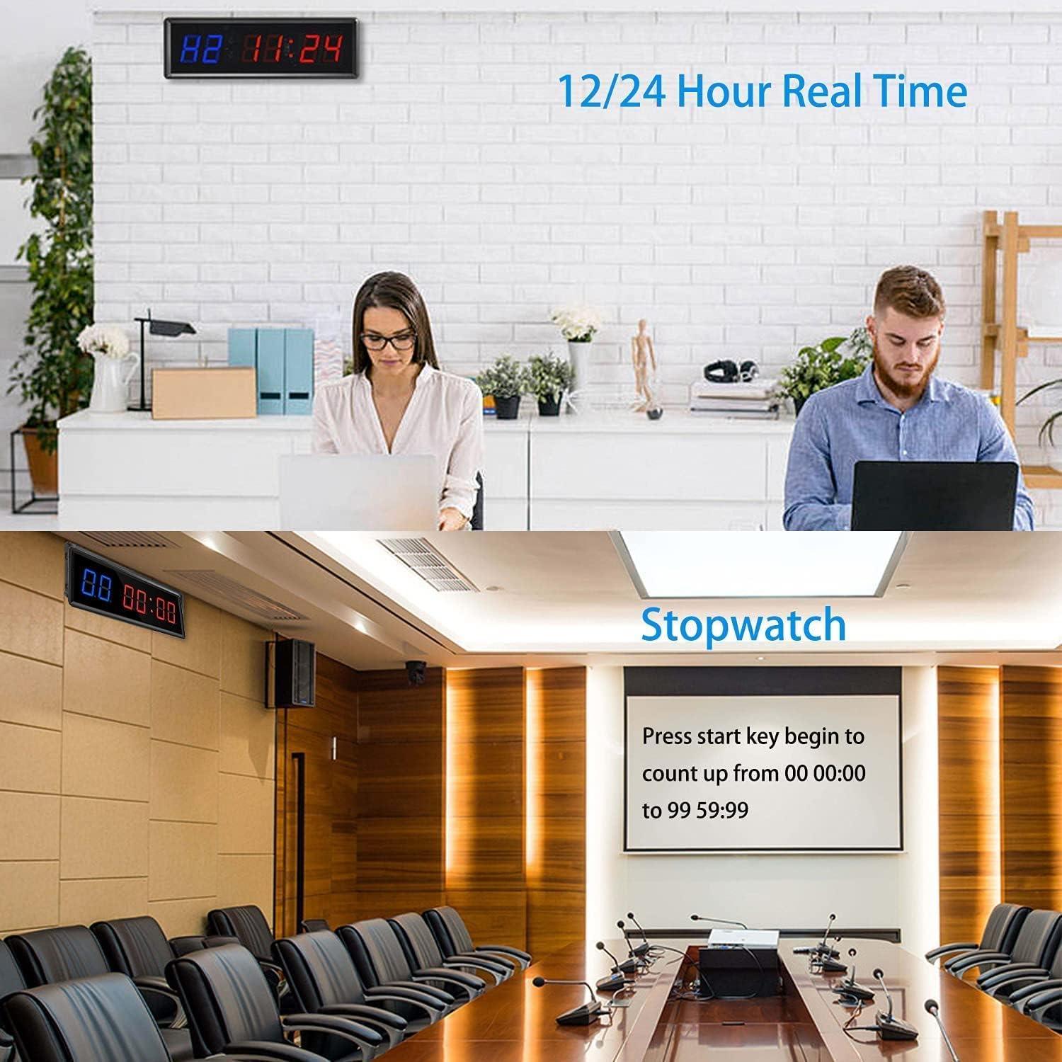 Temporizador LED de Gimnasio KTZON 11.5" Control Remoto