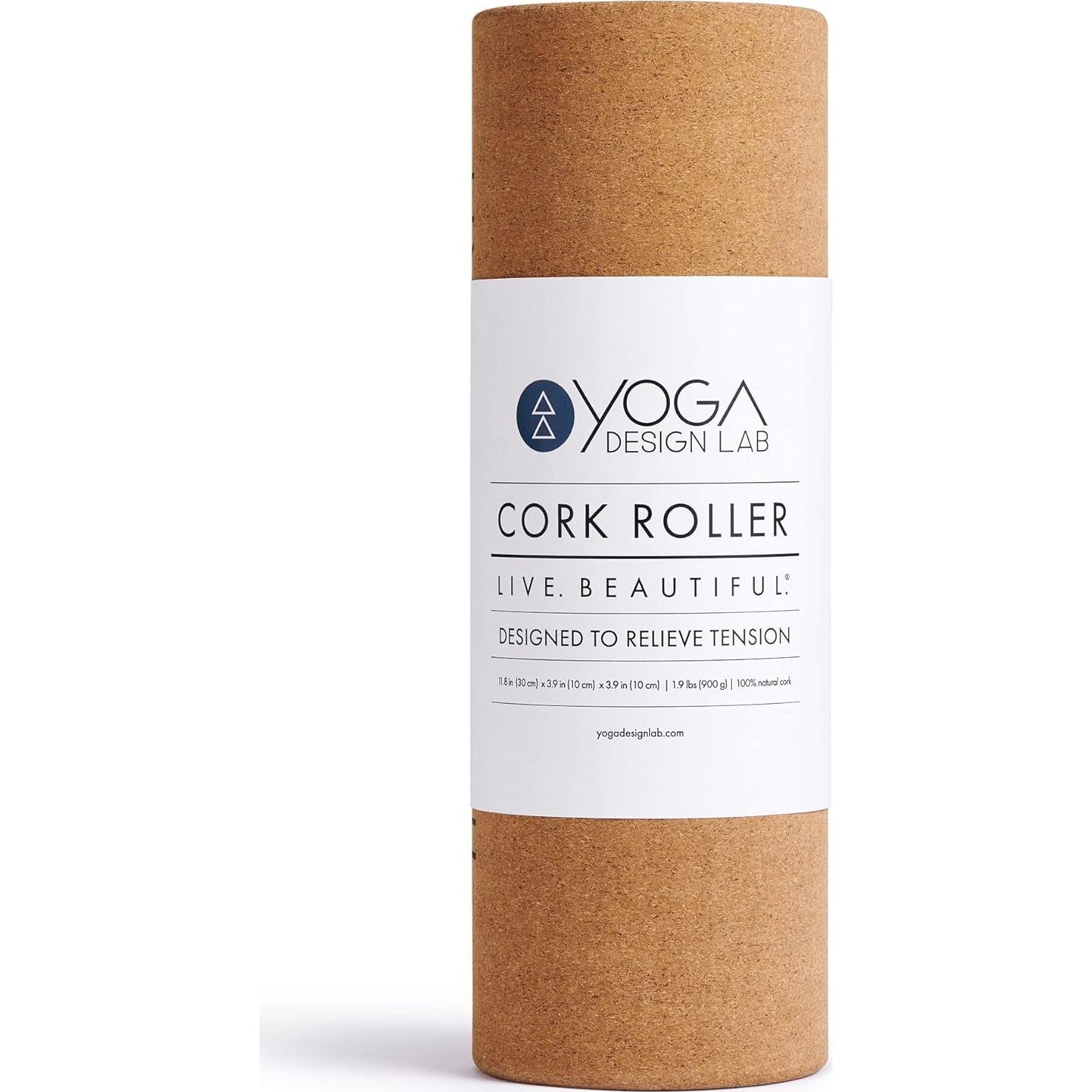 Rodillo de Corcho Yoga Design LAB 30x10cm Mandala Tonal