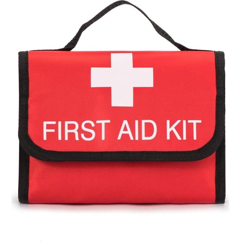 Bolsa de Primeros Auxilios Jipemtra Roja Plegable 48x21x4cm