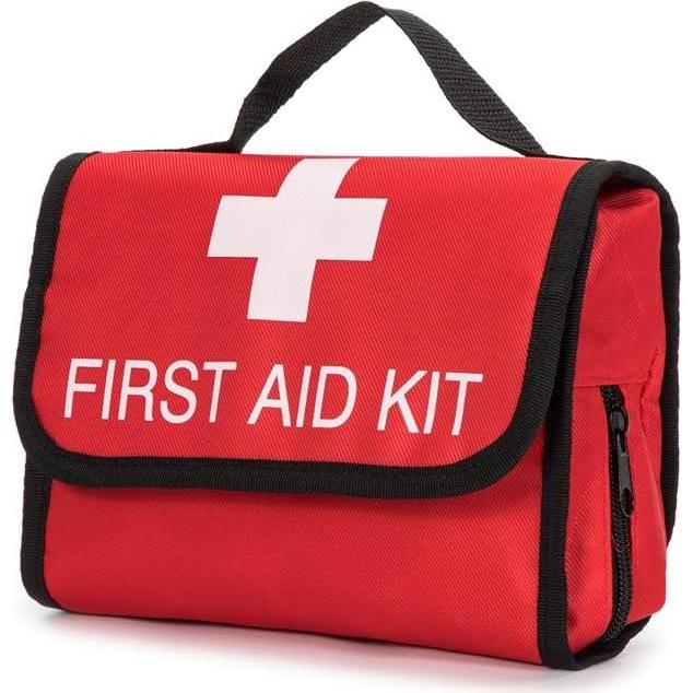 Bolsa de Primeros Auxilios Jipemtra Roja Plegable 48x21x4cm