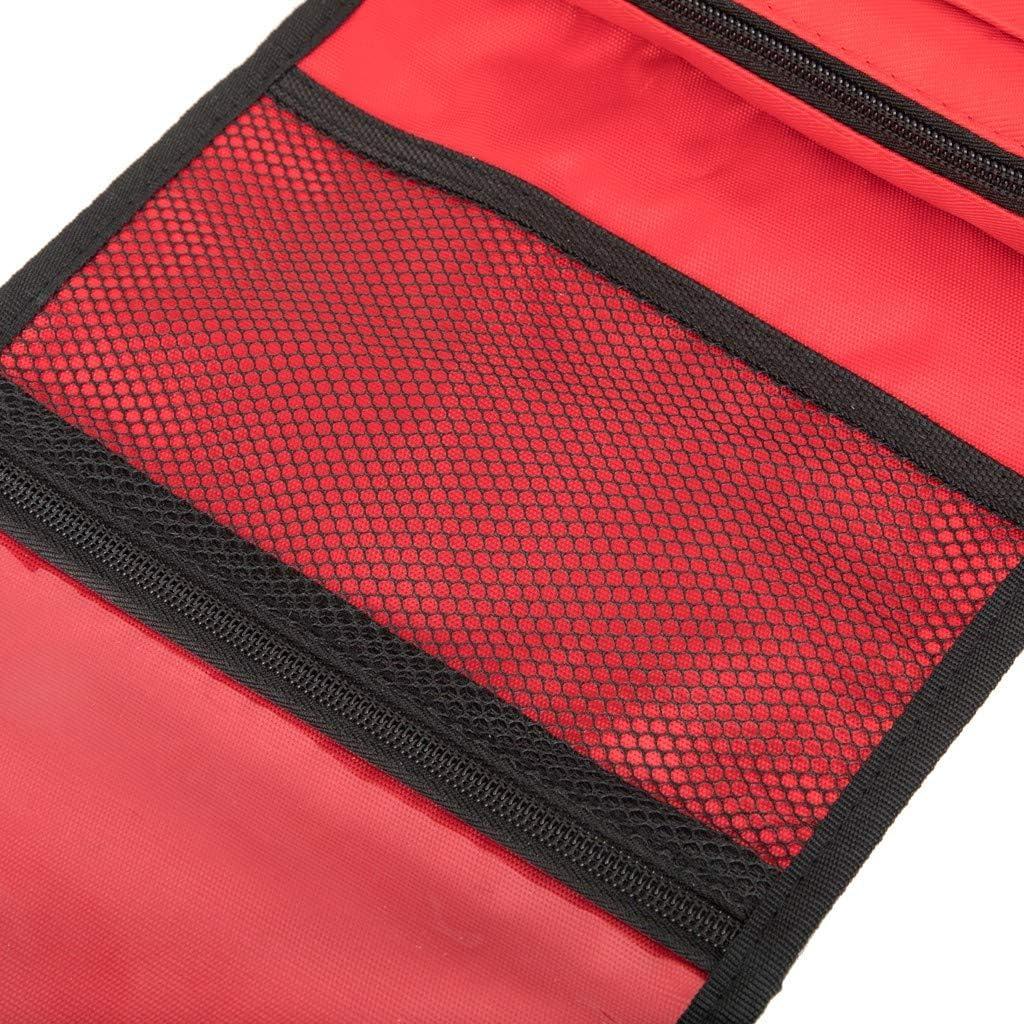 Bolsa de Primeros Auxilios Jipemtra Roja Plegable 48x21x4cm