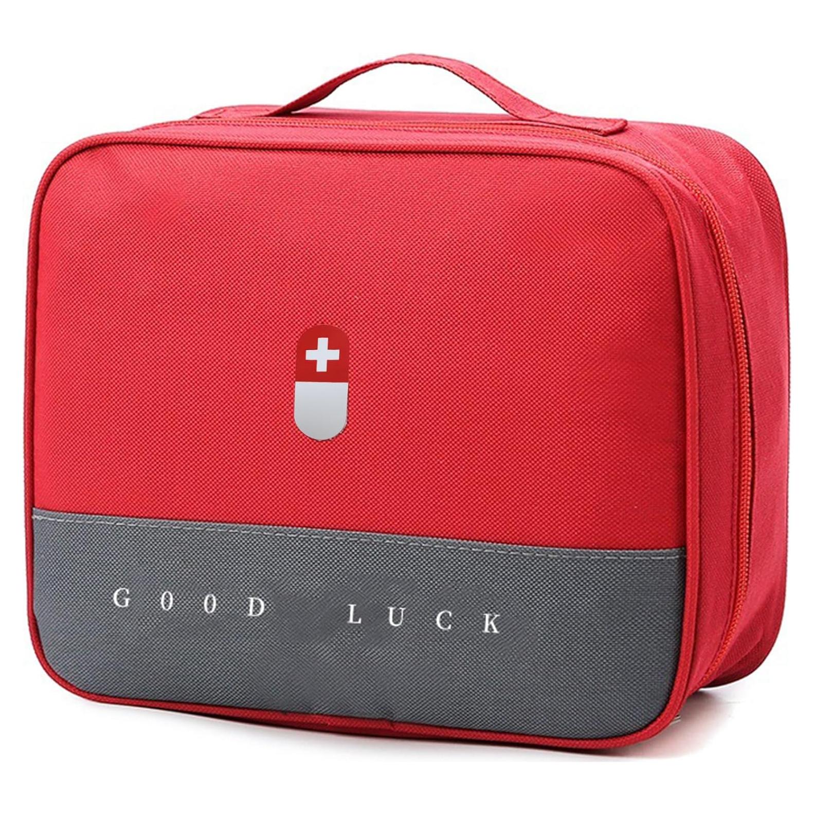 Bolsa de Botiquín de Primeros Auxilios Wesoke Roja 24x20x13cm