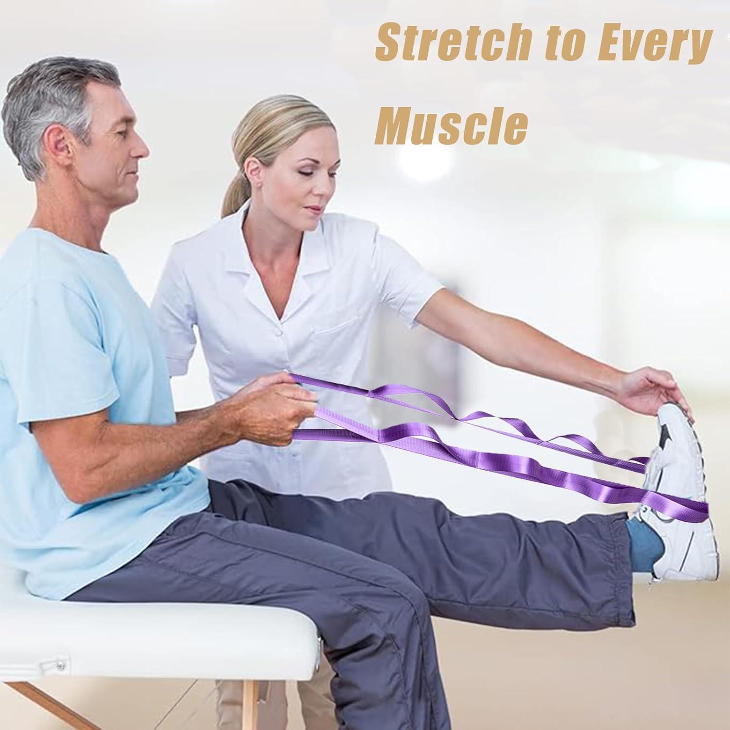 Correa de Estiramiento Oak-Sports de Nylon para Yoga y Pilates