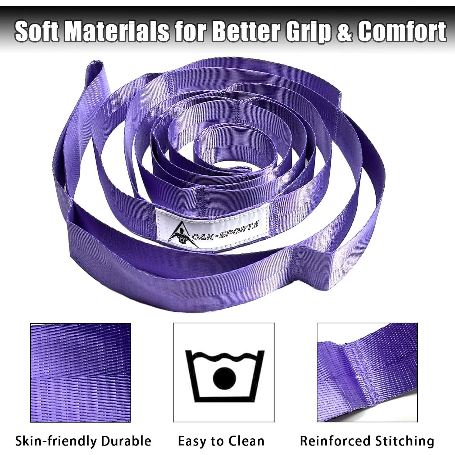 Correa de Estiramiento Oak-Sports de Nylon para Yoga y Pilates