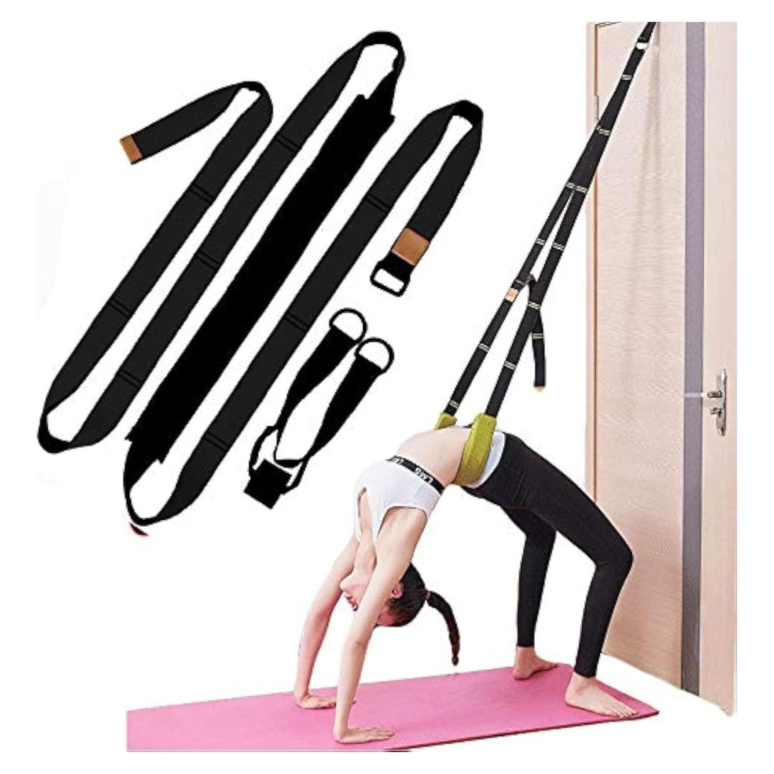 Entrenador de Flexibilidad Xemz para Espalda y Piernas - Correa de Estiramiento para Puerta