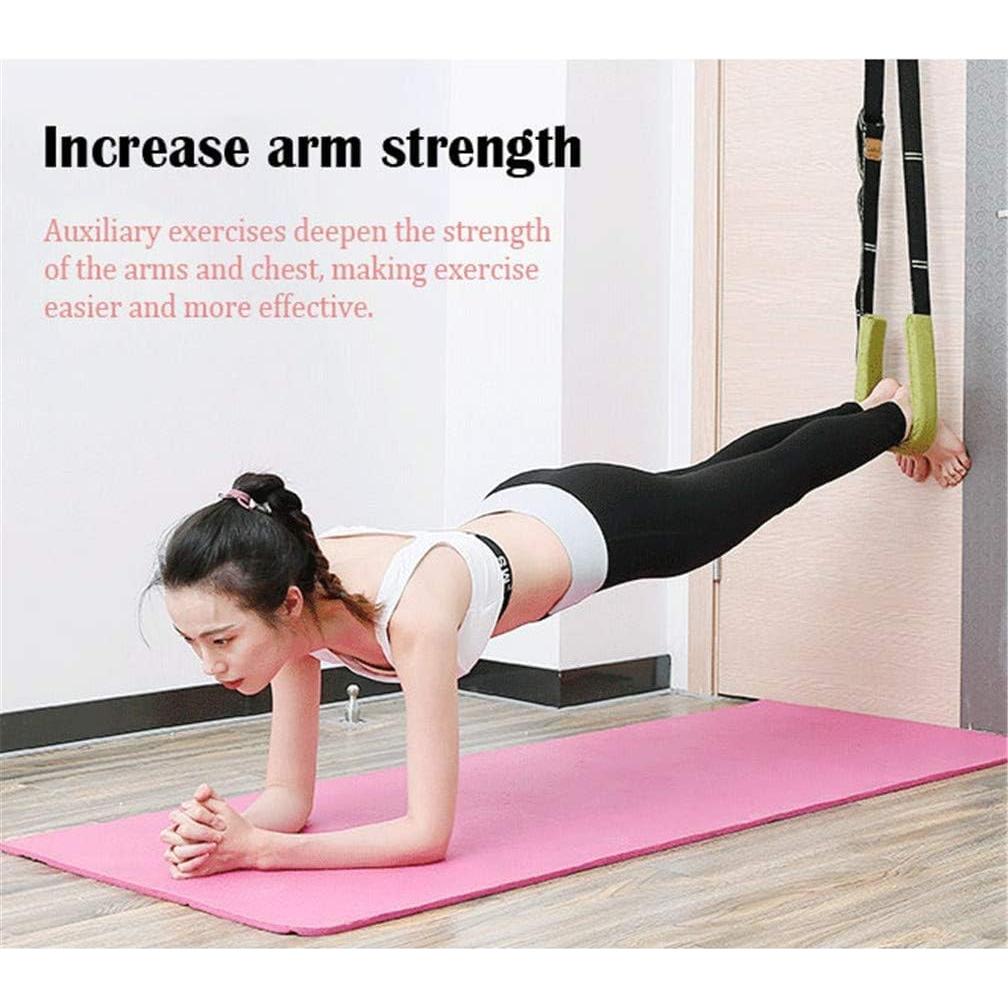 Entrenador de Flexibilidad Xemz para Espalda y Piernas - Correa de Estiramiento para Puerta