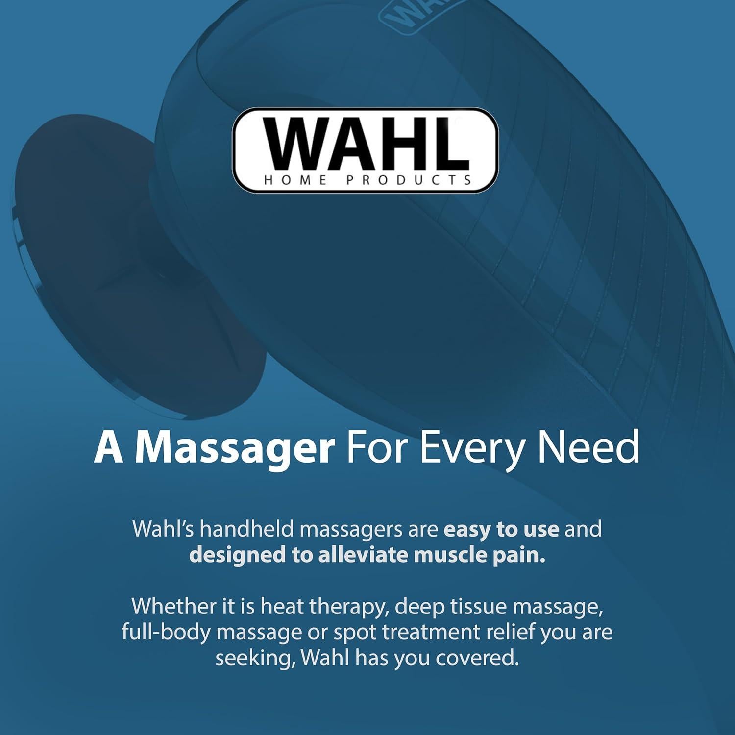 Masajeador Terapéutico Vibratorio Wahl 4196-1201 con Calor